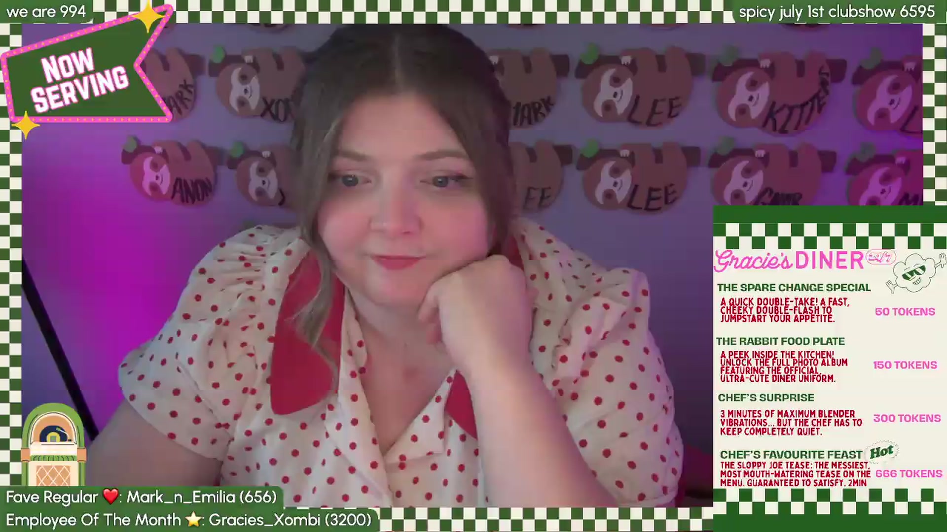 Gallery image thumbnail from Gracie's myfreecams stream on, 06/28/2026, 01:01 image 8 of 20