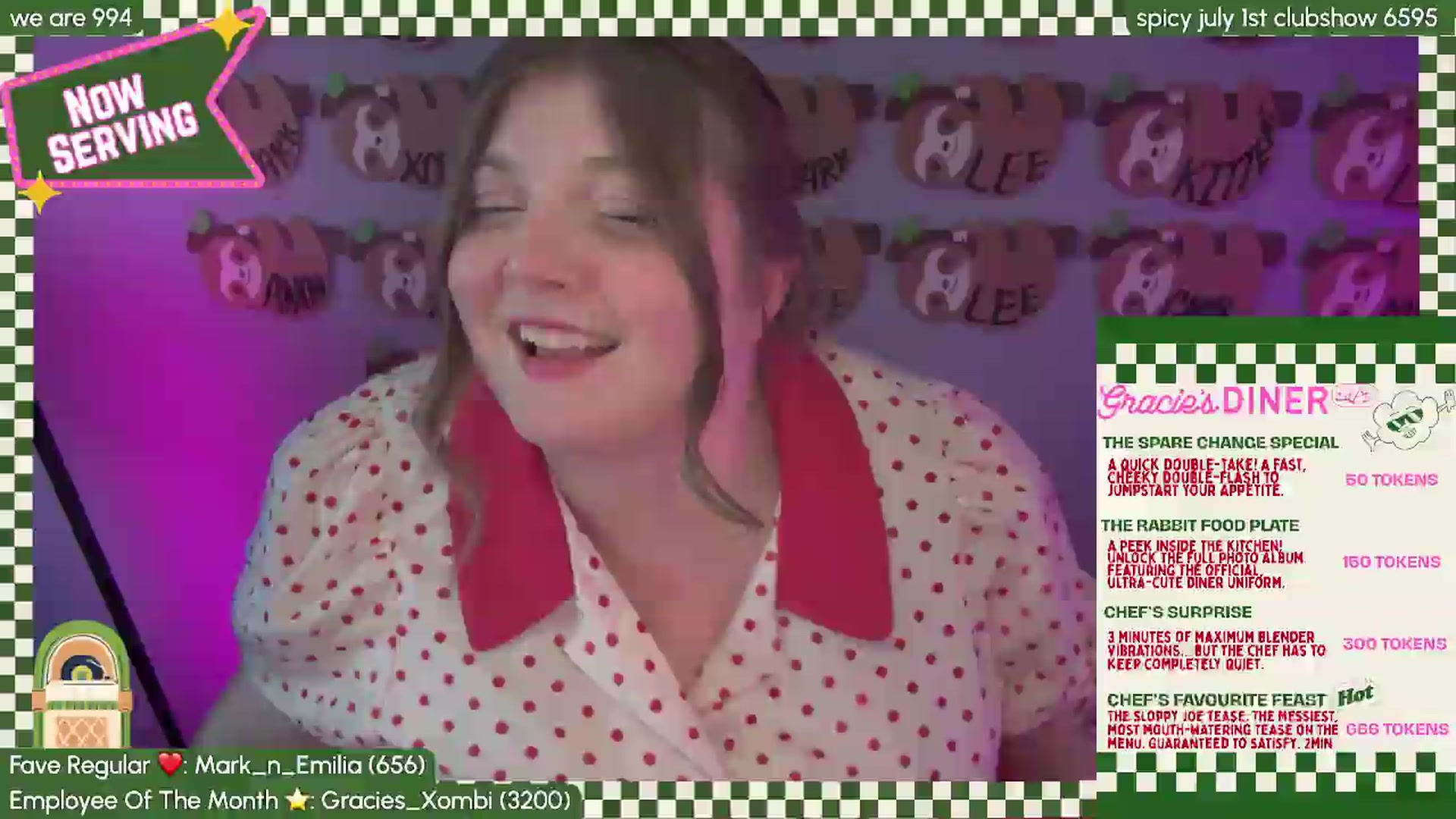 Gallery image thumbnail from Gracie's myfreecams stream on, 06/28/2026, 01:01 image 9 of 20