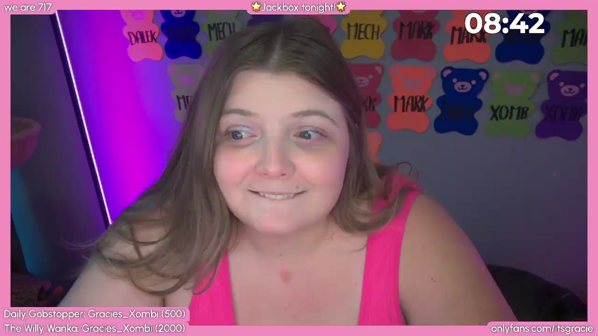 Gallery image thumbnail from Gracie's myfreecams stream on, 08/07/2026, 01:29 image 3 of 20