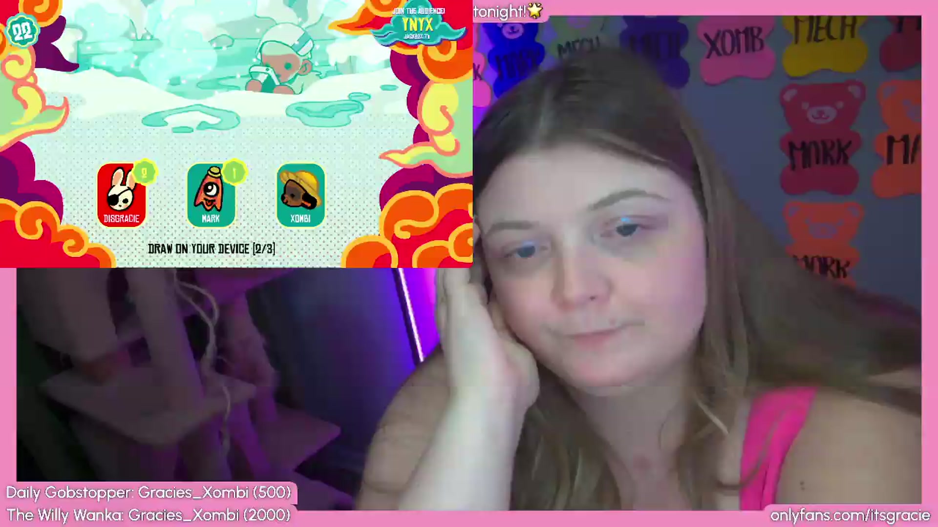 Gallery image thumbnail from Gracie's myfreecams stream on, 08/07/2026, 01:29 image 14 of 20