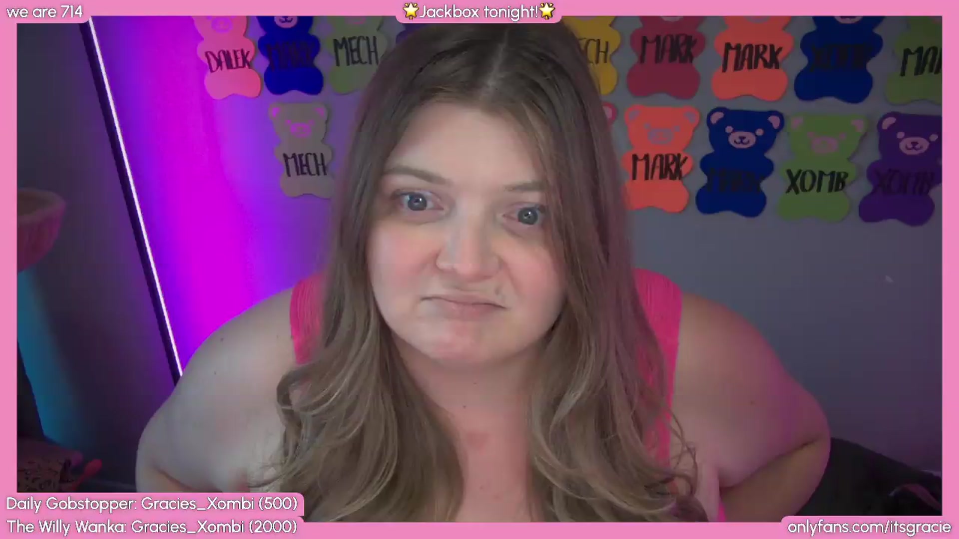 Gallery image thumbnail from Gracie's myfreecams stream on, 08/07/2026, 01:29 image 1 of 20