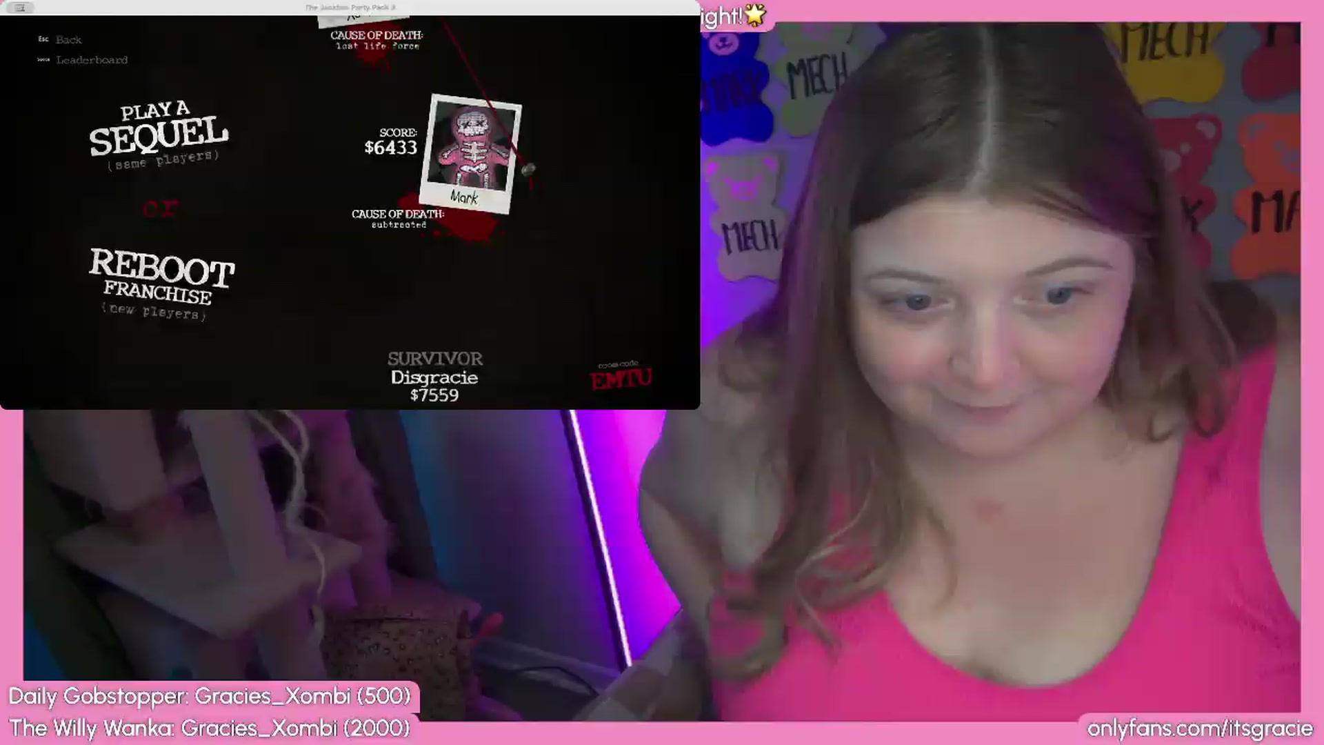 Gallery image thumbnail from Gracie's myfreecams stream on, 08/07/2026, 01:29 image 6 of 20