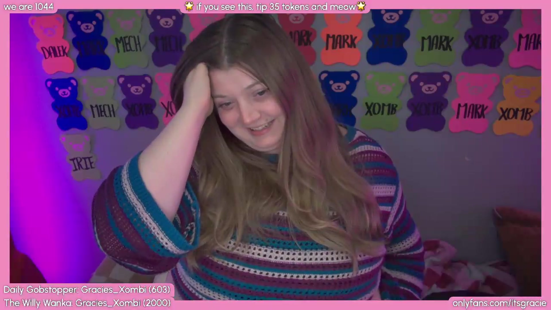 Gallery image thumbnail from Gracie's myfreecams stream on, 08/11/2026, 24:34 image 3 of 20