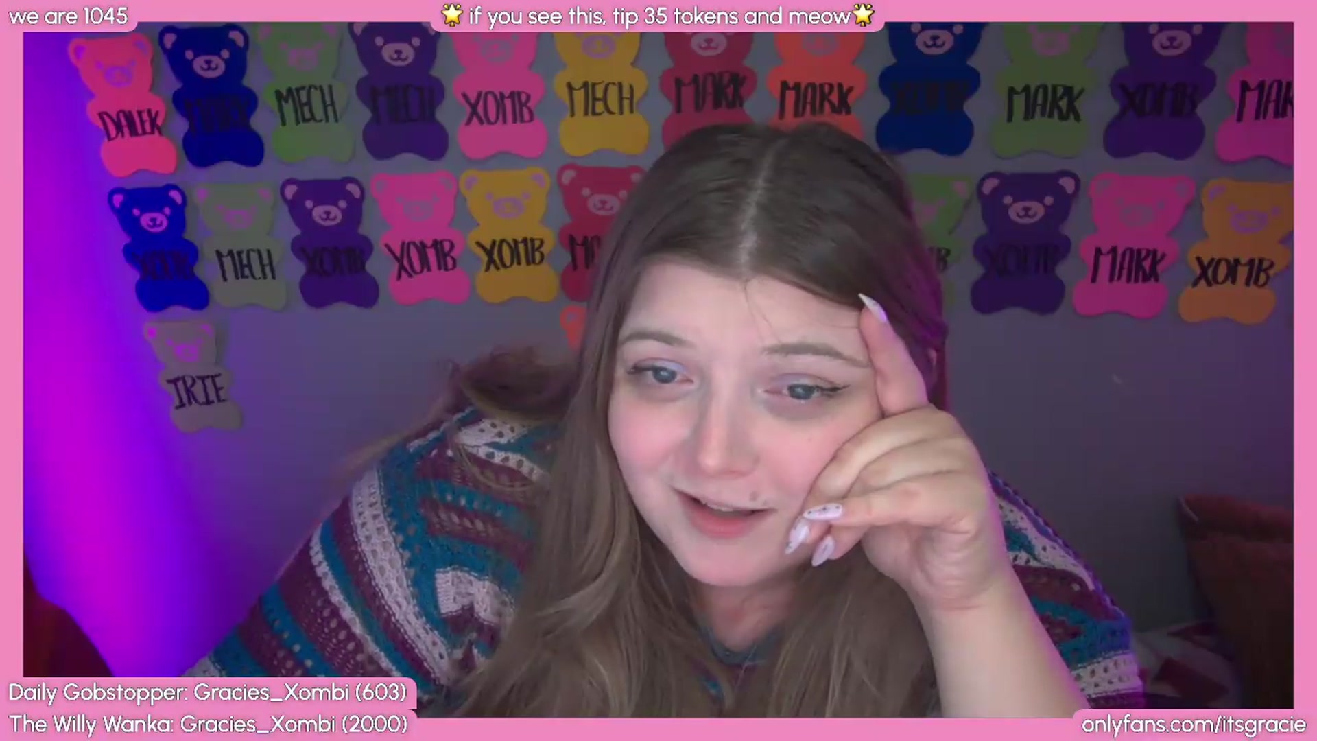 Gallery image thumbnail from Gracie's myfreecams stream on, 08/11/2026, 24:34 image 7 of 20