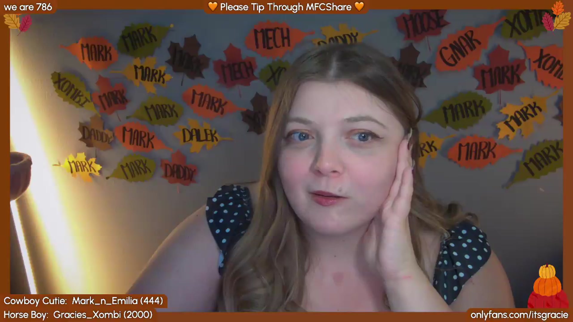 Gallery image thumbnail from Gracie's myfreecams stream on, 09/11/2026, 24:37 image 16 of 20