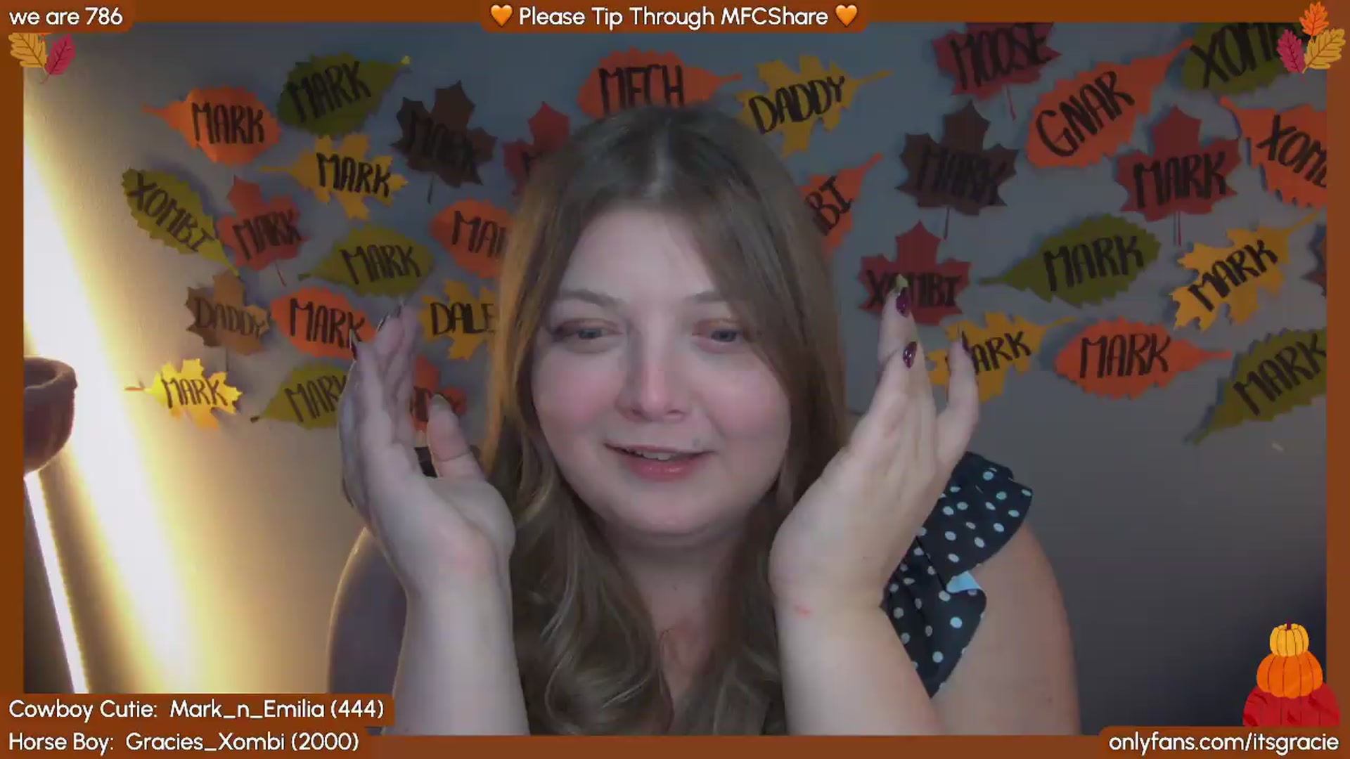 Gallery image thumbnail from Gracie's myfreecams stream on, 09/11/2026, 24:37 image 9 of 20