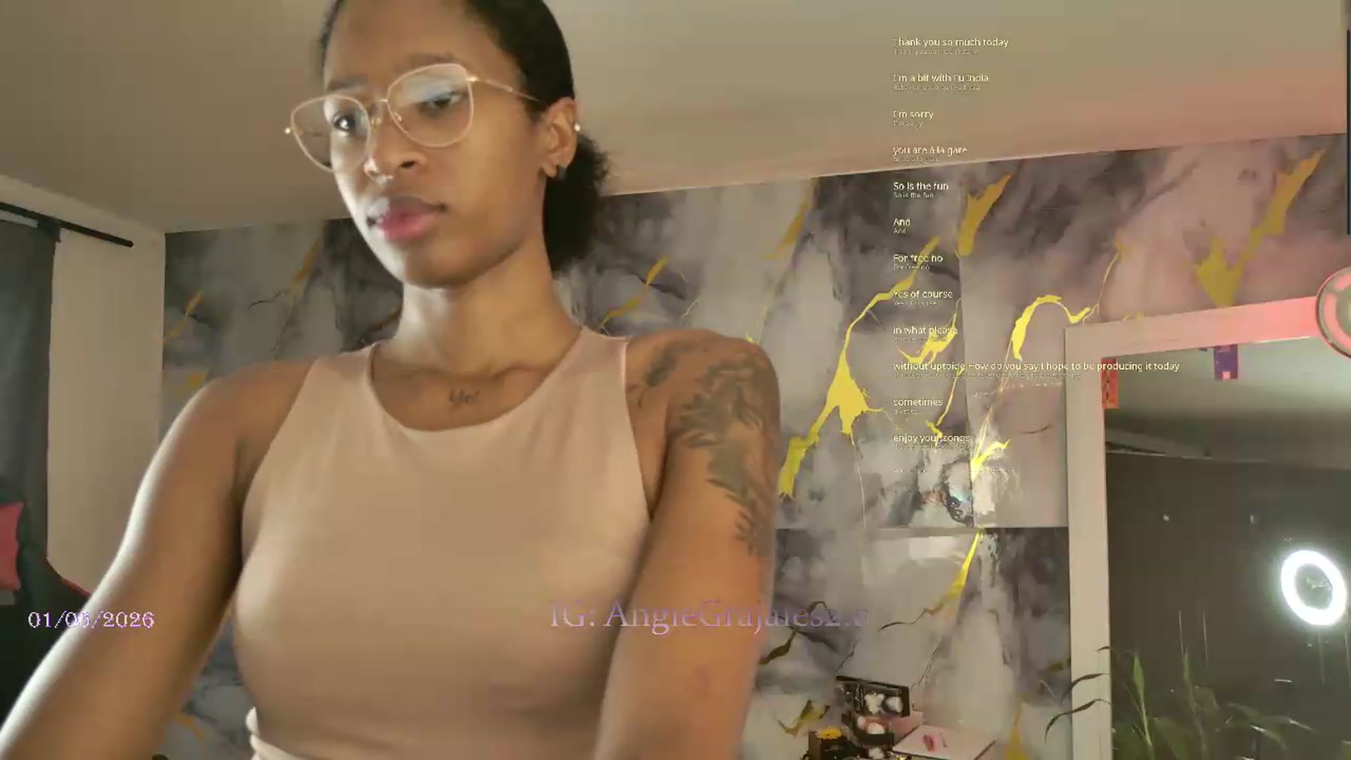 Gallery image thumbnail from GrajalesAngie's myfreecams stream on, 06/01/2026, 14:00 image 15 of 20