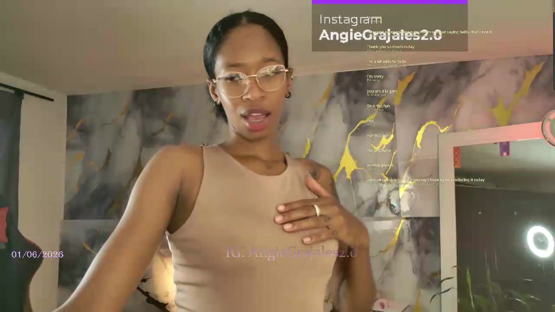 Gallery image thumbnail from GrajalesAngie's myfreecams stream on, 06/01/2026, 14:00 image 18 of 20