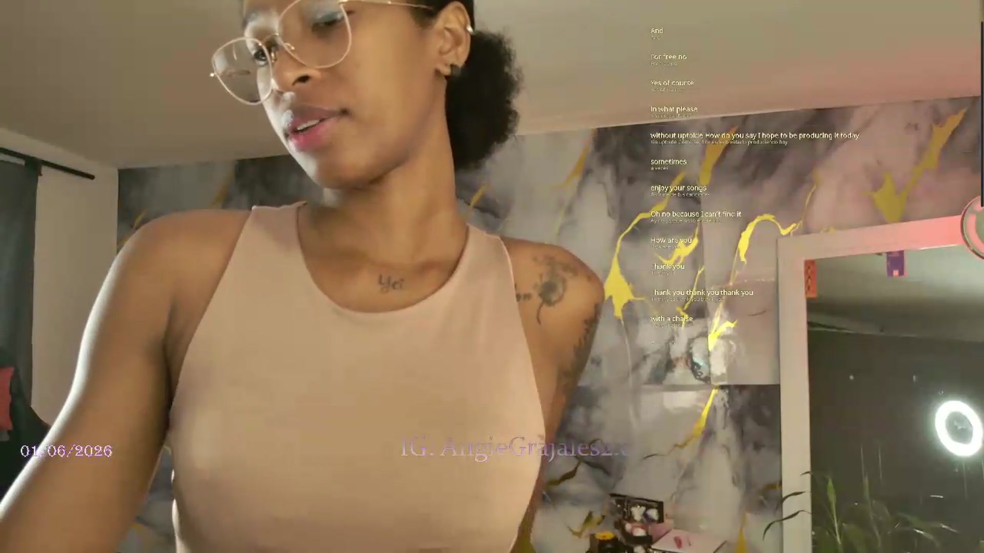 Gallery image thumbnail from GrajalesAngie's myfreecams stream on, 06/01/2026, 14:00 image 9 of 20