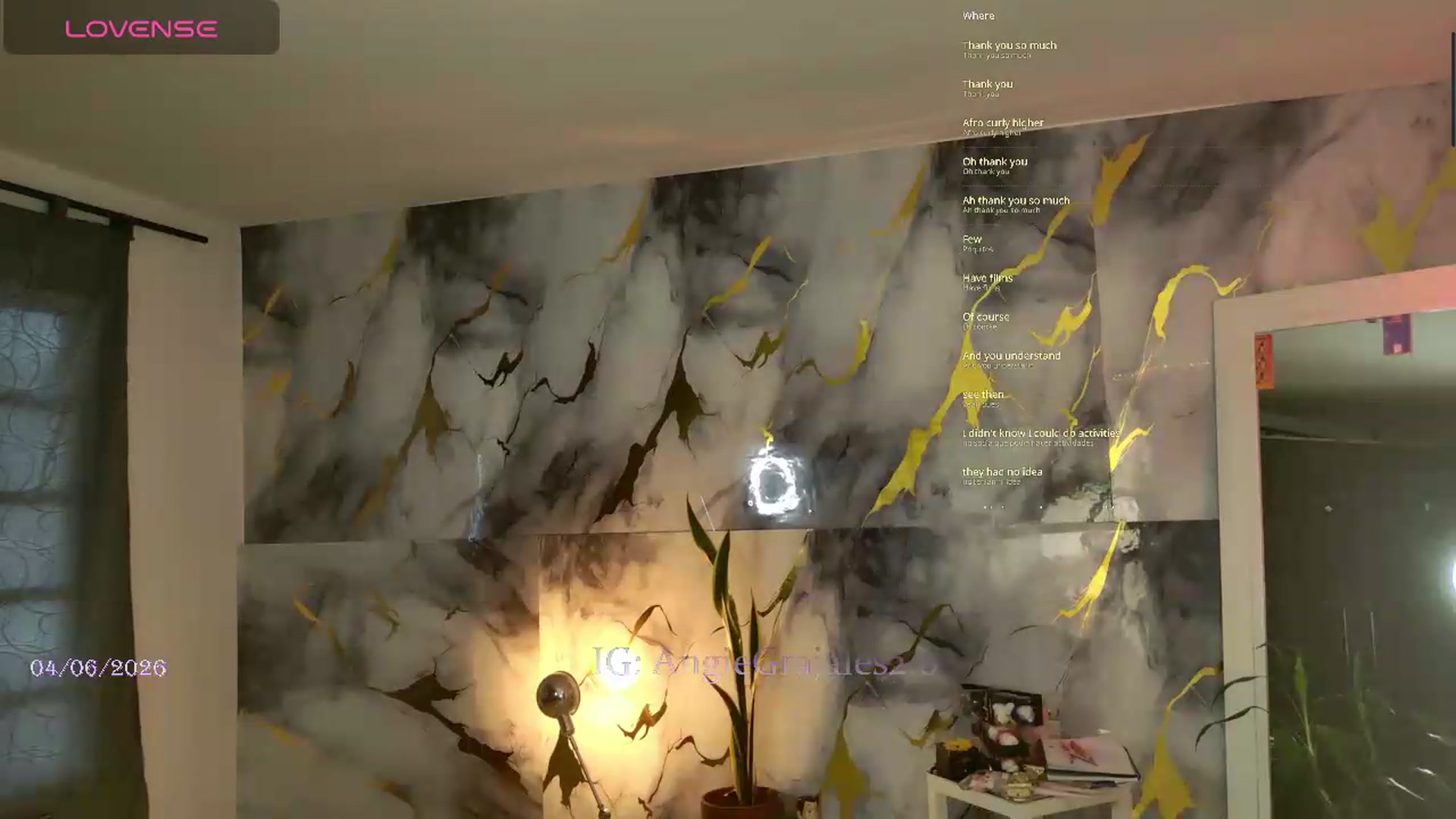 Gallery image thumbnail from GrajalesAngie's myfreecams stream on, 06/04/2026, 17:39 image 15 of 20