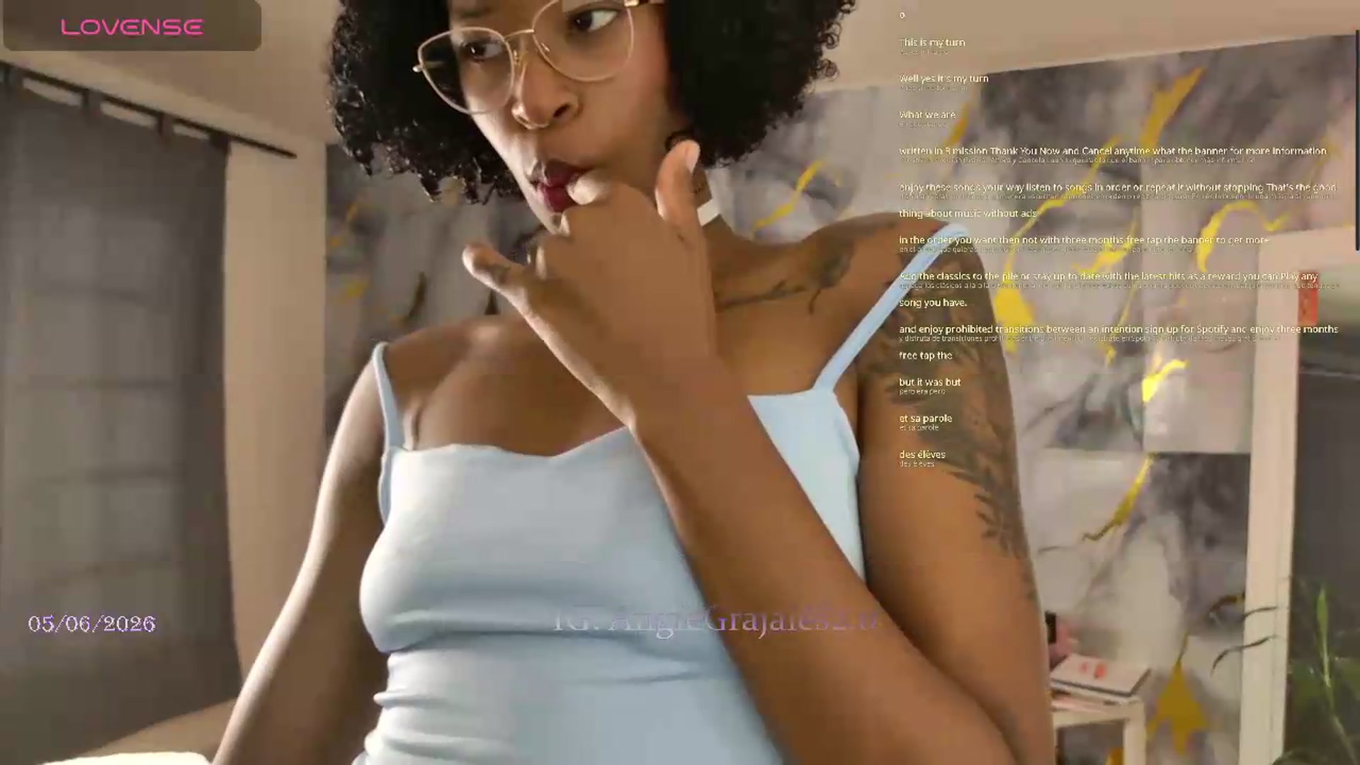 Gallery image thumbnail from GrajalesAngie's myfreecams stream on, 06/05/2026, 15:48 image 7 of 20