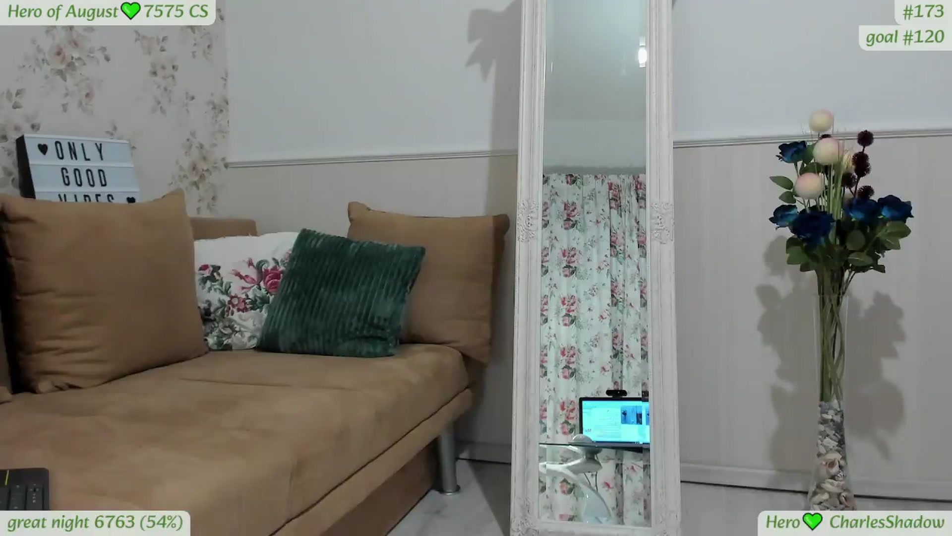 Gallery image thumbnail from GreenSTone's myfreecams stream on, 08/20/2026, 24:06 image 19 of 20