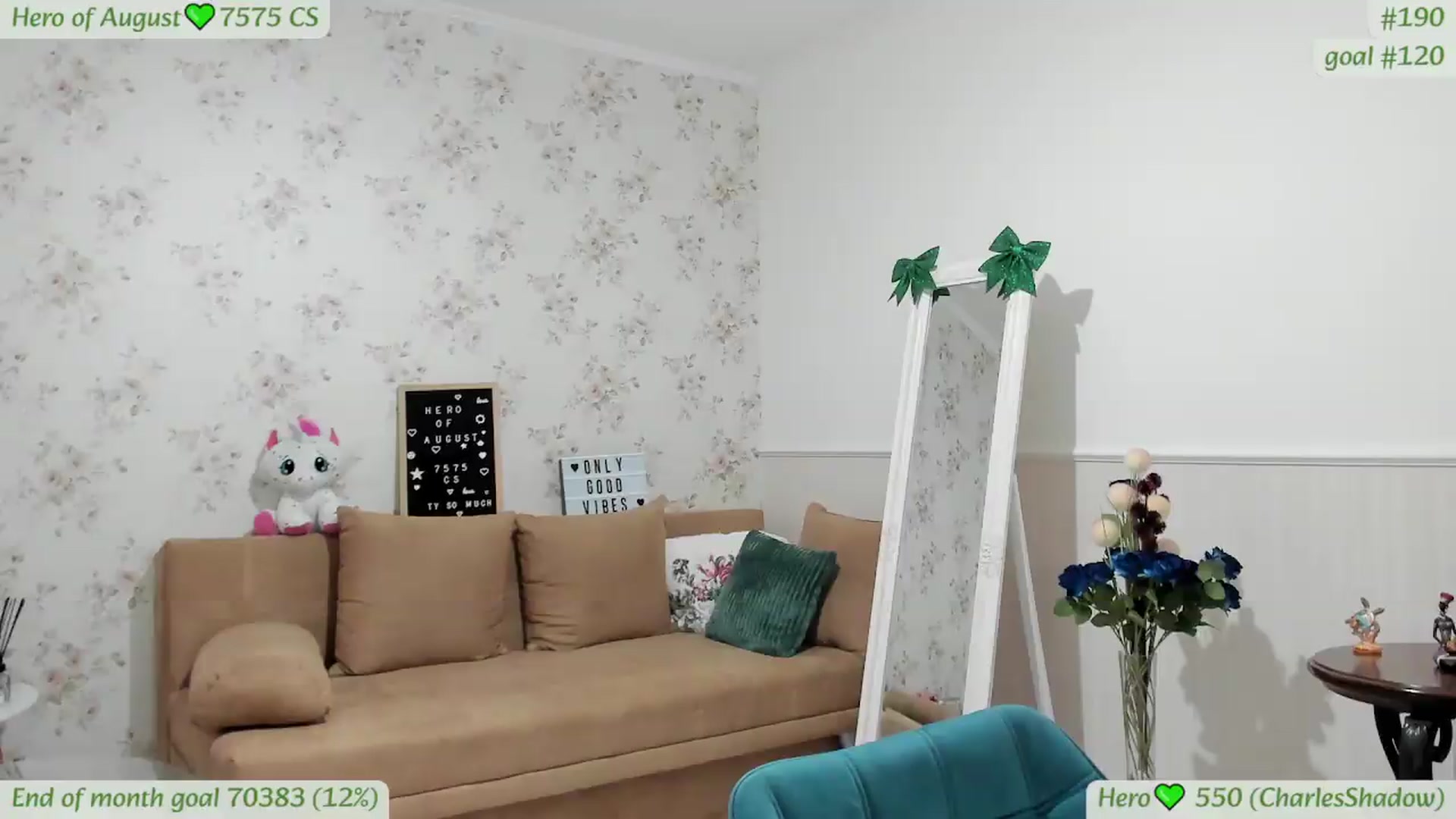 Gallery image thumbnail from GreenSTone's myfreecams stream on, 08/28/2026, 02:26 image 1 of 20
