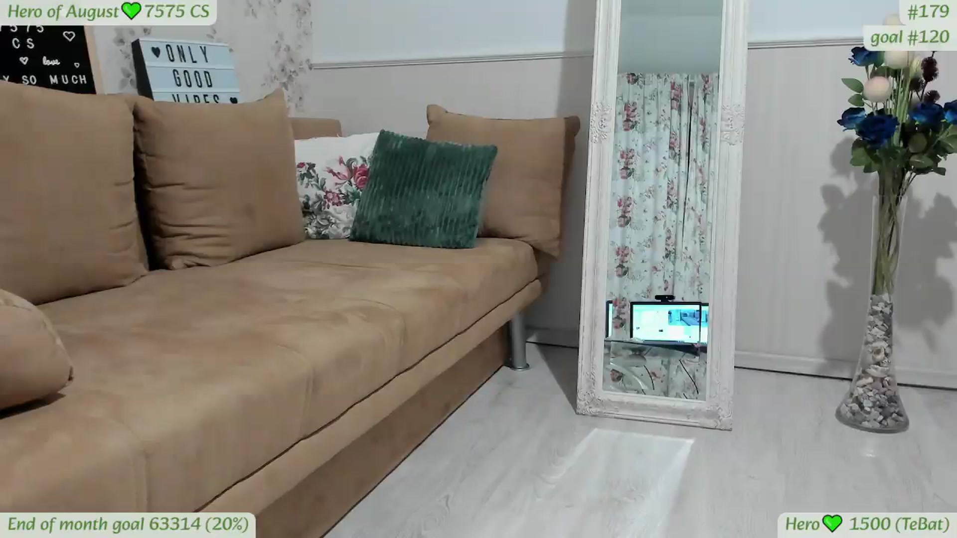 Gallery image thumbnail from GreenSTone's myfreecams stream on, 08/29/2026, 02:26 image 5 of 20