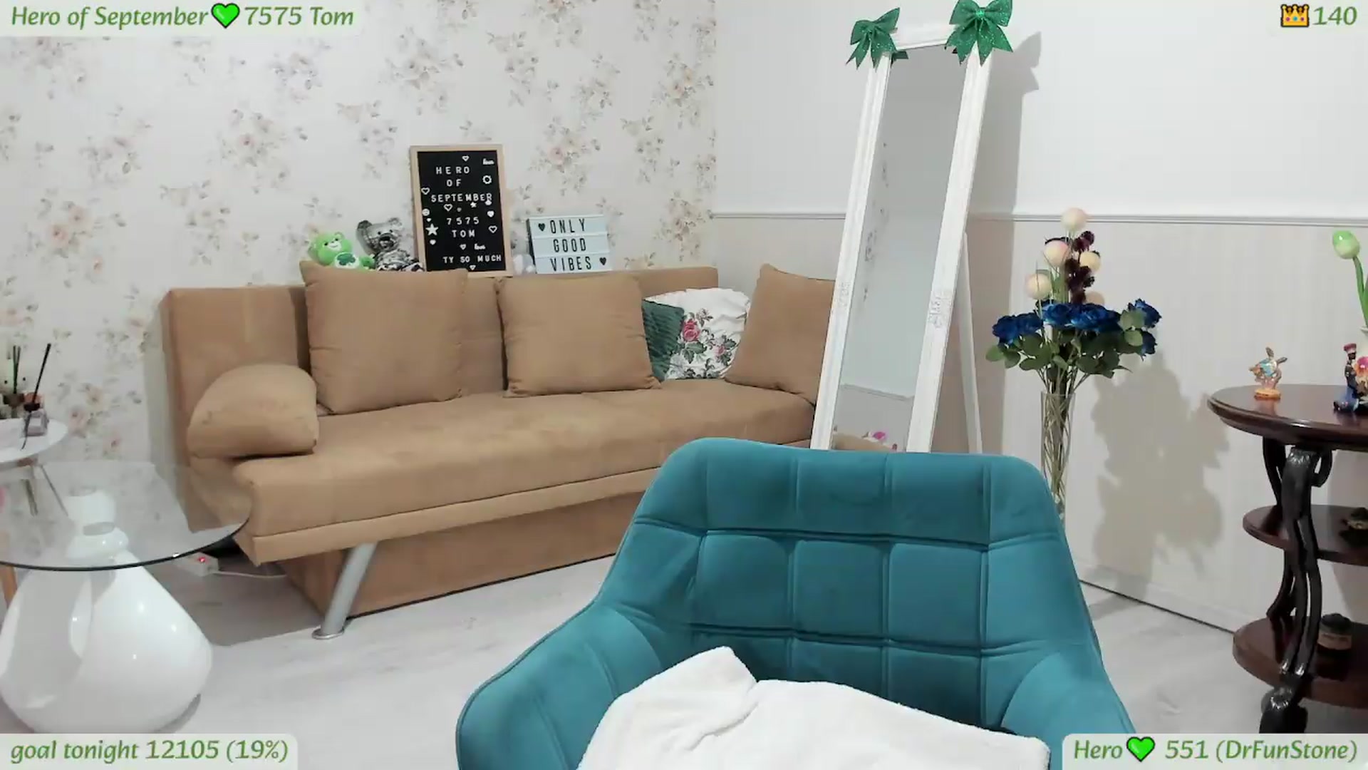 Gallery image thumbnail from GreenSTone's myfreecams stream on, 09/16/2026, 02:17 image 7 of 20