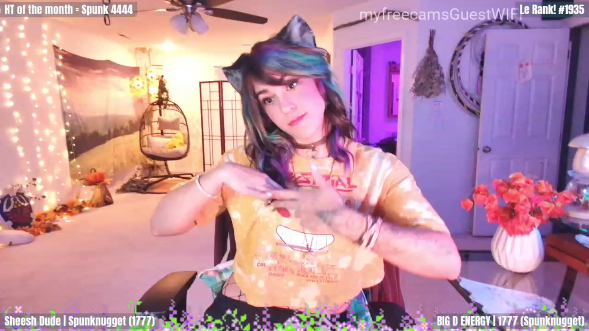 Gallery image thumbnail from GuestWIFI's myfreecams stream on, 11/04/2023, 02:56 image 1 of 20