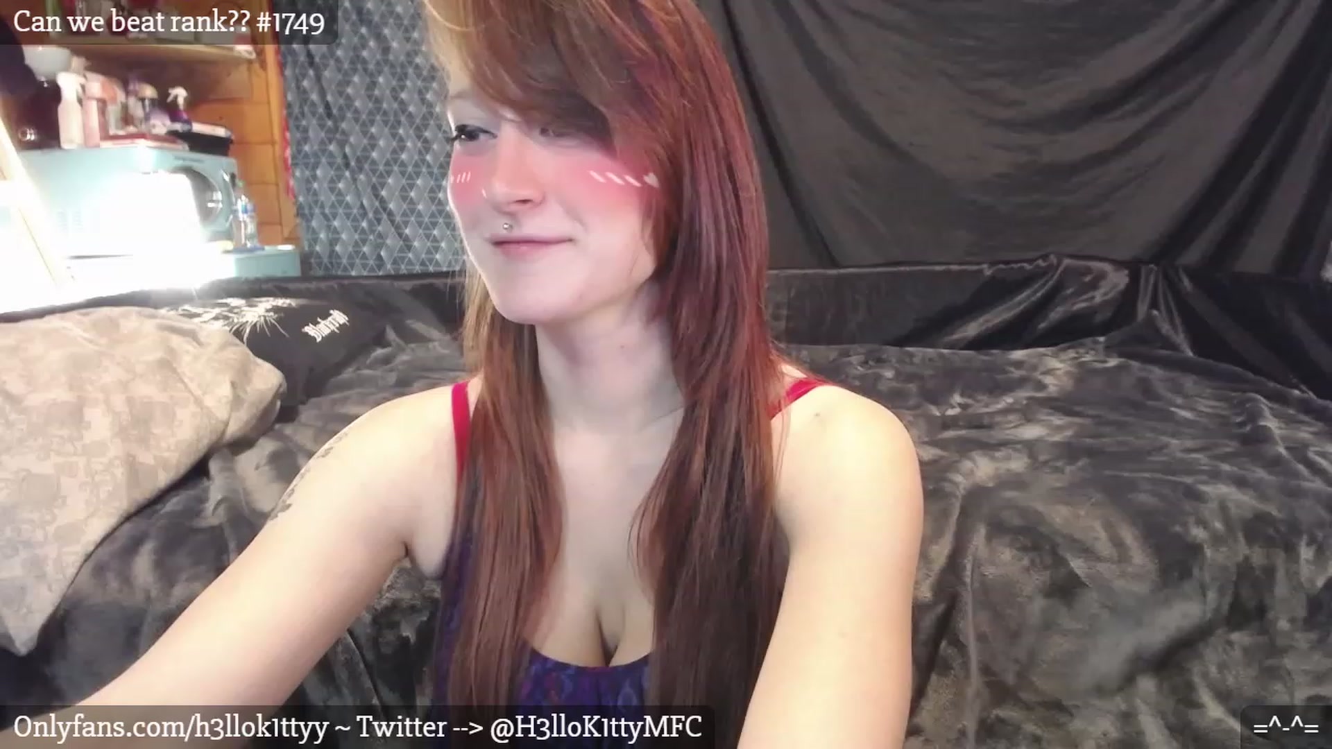 Gallery image thumbnail from H3llok1tty's myfreecams stream on, 01/05/2023, 05:41 image 6 of 20