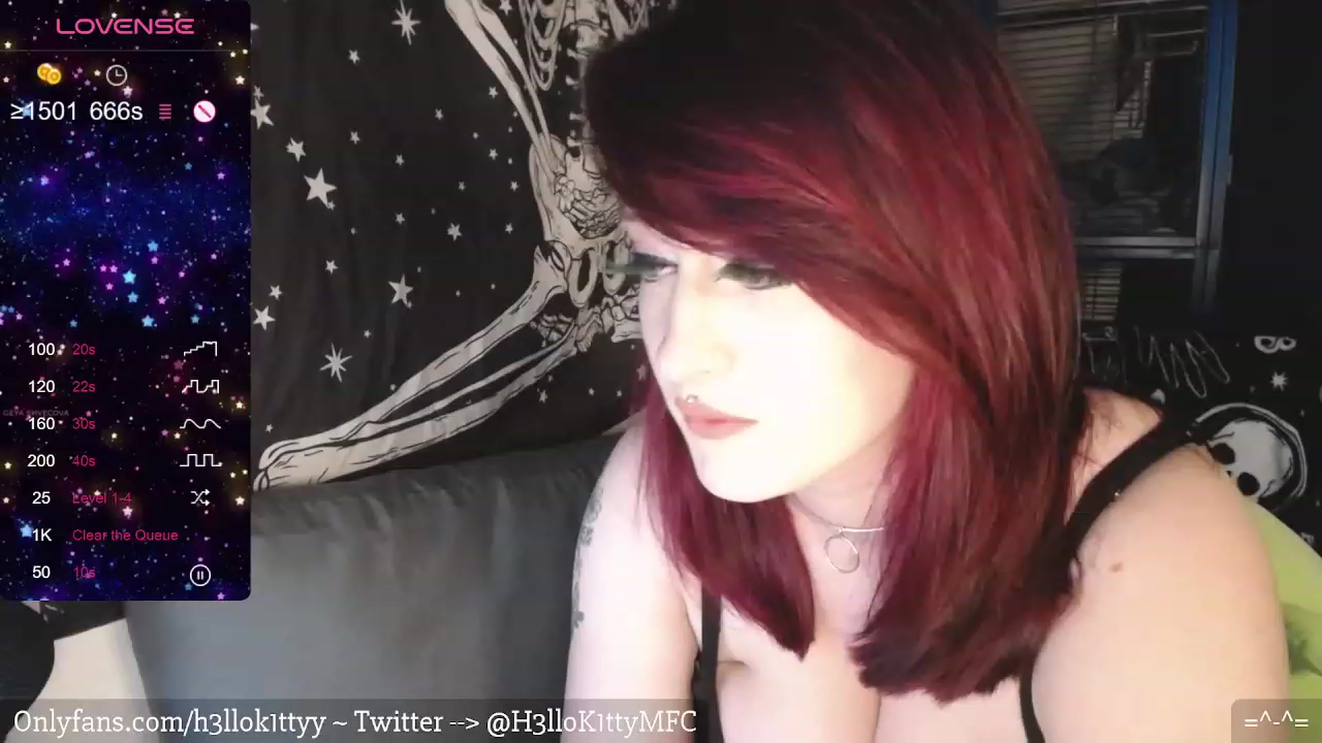 Gallery image thumbnail from H3llok1tty's myfreecams stream on, 01/25/2024, 11:07 image 5 of 20
