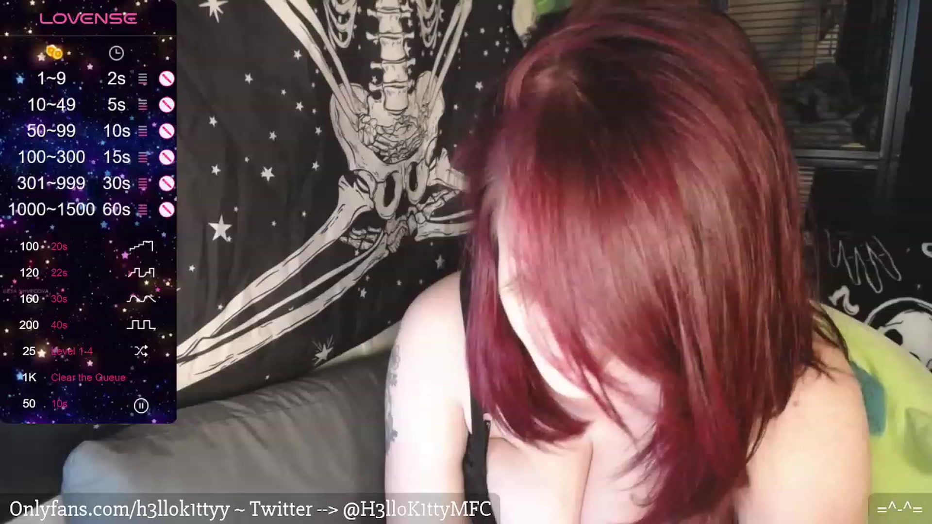 Gallery image thumbnail from H3llok1tty's myfreecams stream on, 01/25/2024, 11:07 image 1 of 20