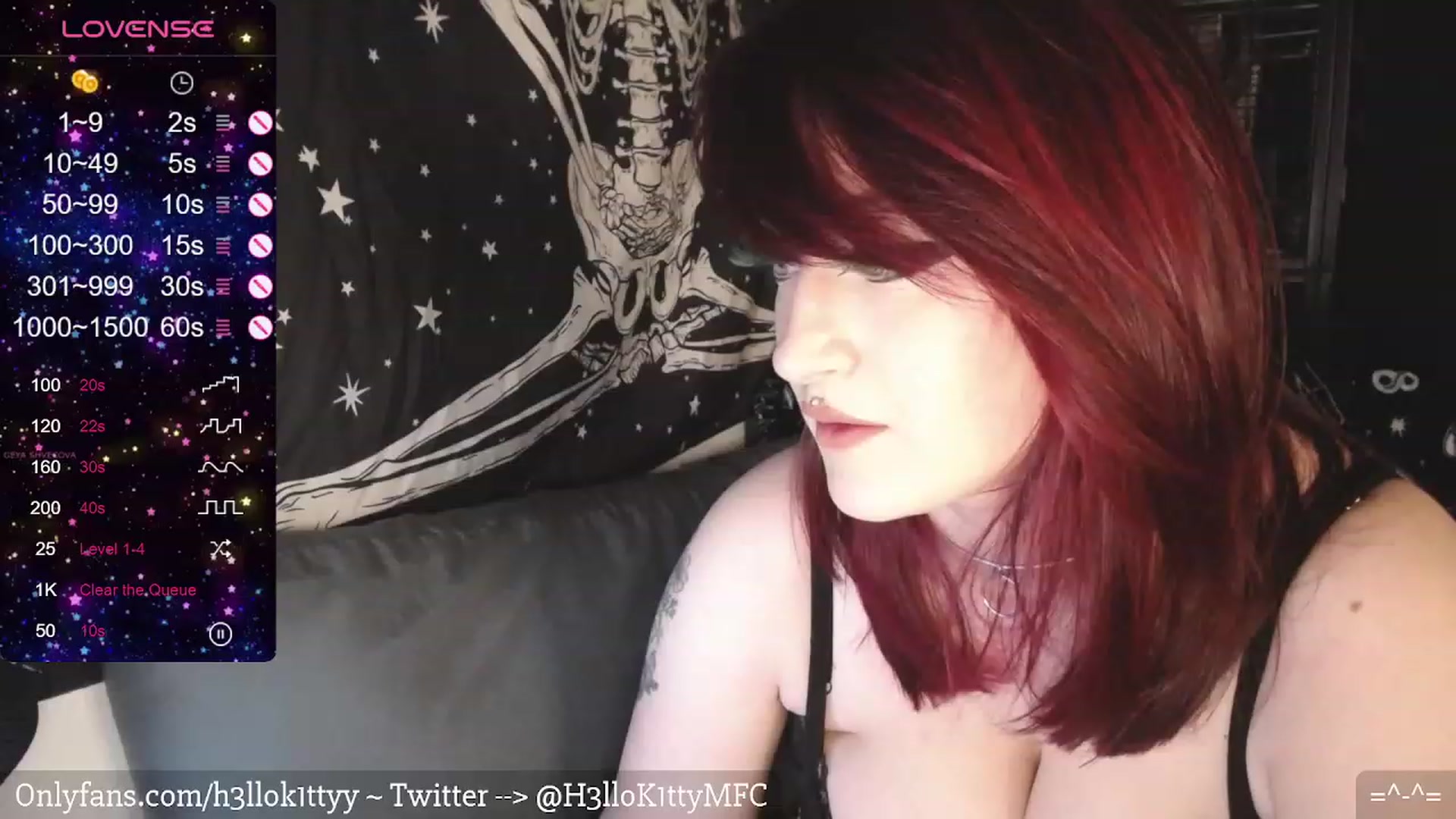 Gallery image thumbnail from H3llok1tty's myfreecams stream on, 01/25/2024, 11:07 image 8 of 20