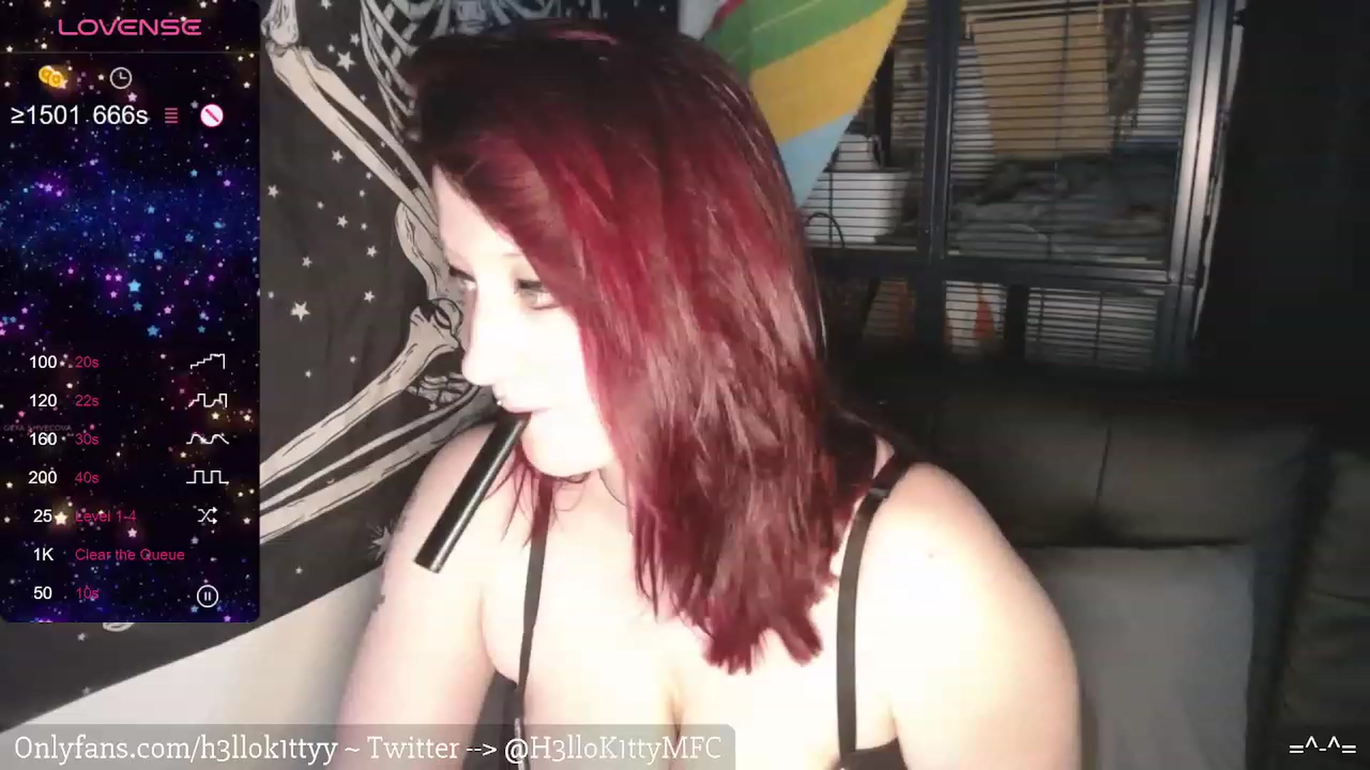 Gallery image thumbnail from H3llok1tty's myfreecams stream on, 01/28/2024, 12:36 image 1 of 20