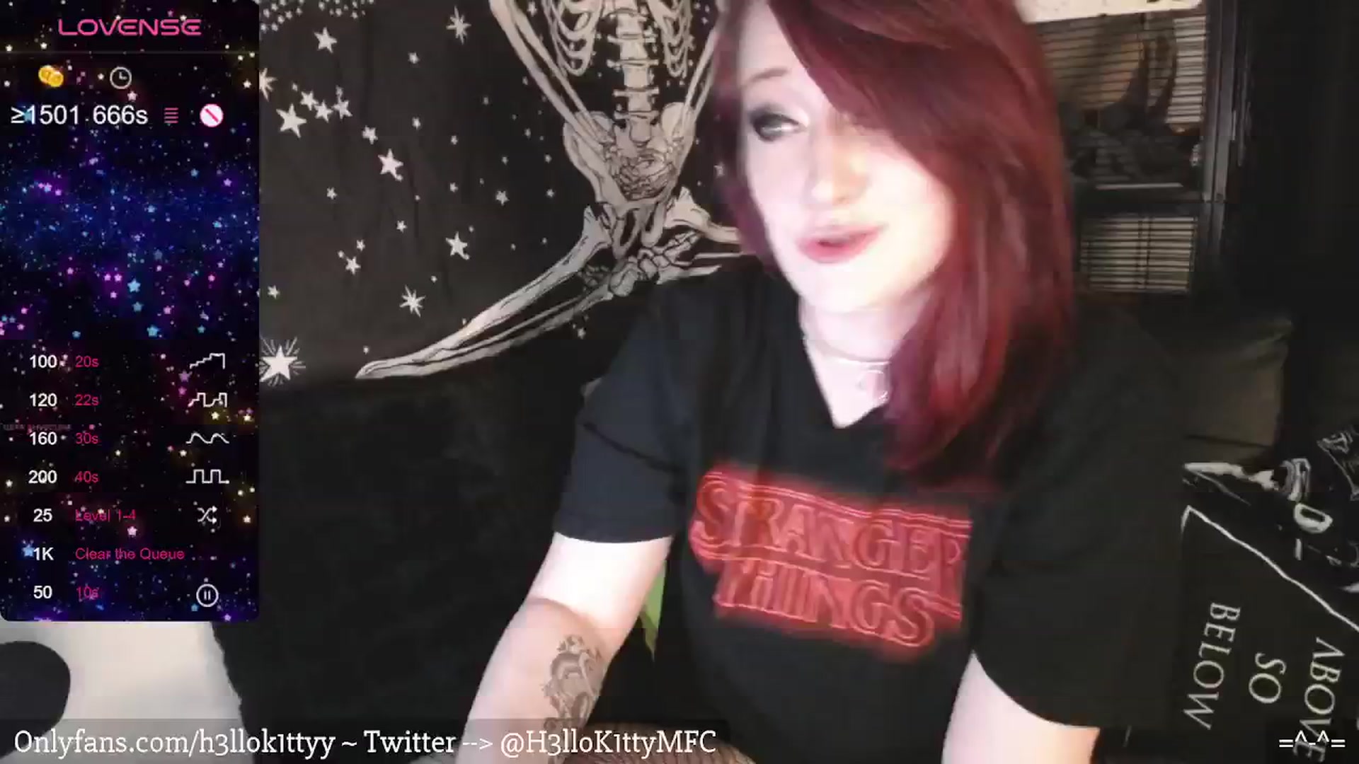 Gallery image thumbnail from H3llok1tty's myfreecams stream on, 02/11/2024, 11:33 image 1 of 20