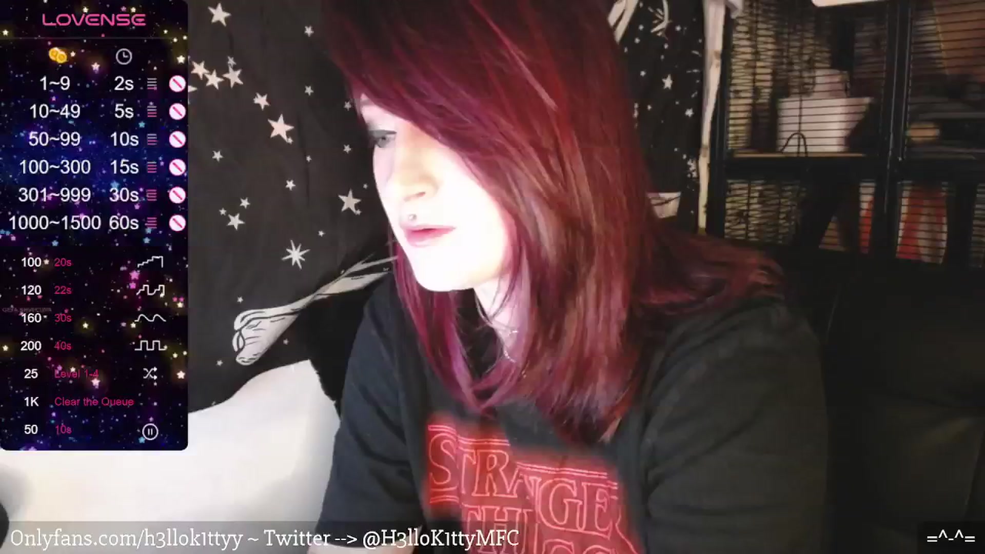 Gallery image thumbnail from H3llok1tty's myfreecams stream on, 02/11/2024, 11:33 image 2 of 20