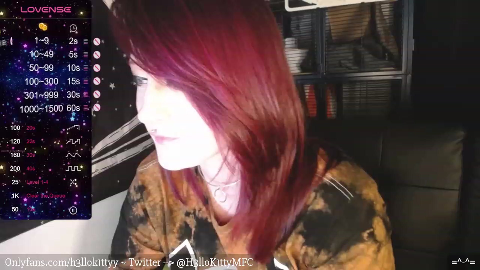 Gallery image thumbnail from H3llok1tty's myfreecams stream on, 02/12/2024, 09:47 image 20 of 20