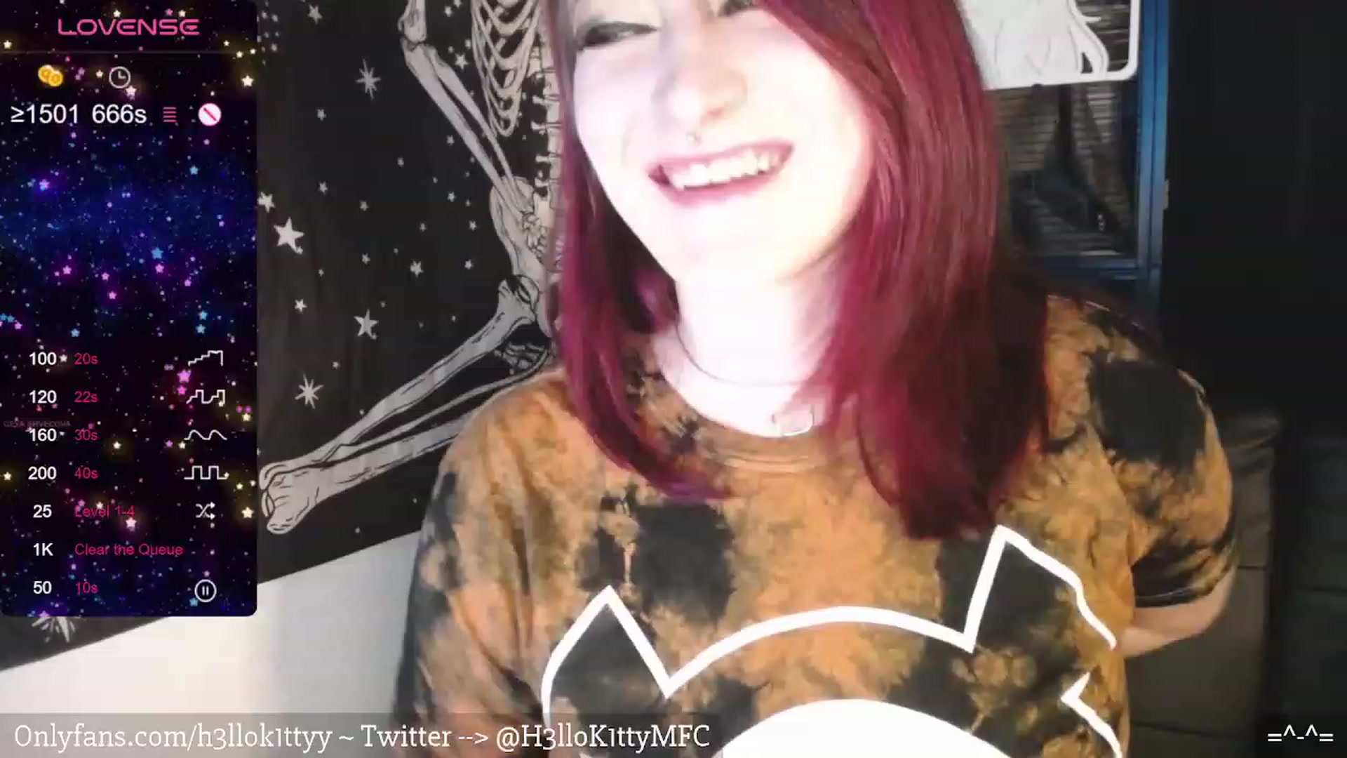 Gallery image thumbnail from H3llok1tty's myfreecams stream on, 02/12/2024, 09:47 image 2 of 20