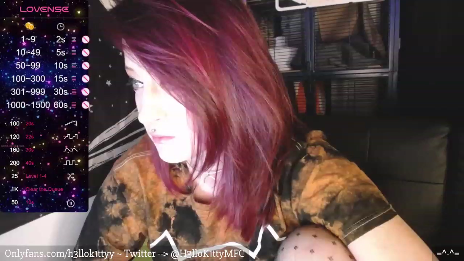 Gallery image thumbnail from H3llok1tty's myfreecams stream on, 02/12/2024, 09:47 image 17 of 20