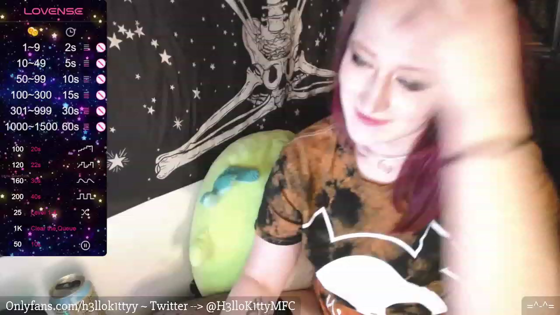 Gallery image thumbnail from H3llok1tty's myfreecams stream on, 02/12/2024, 10:51 image 20 of 20