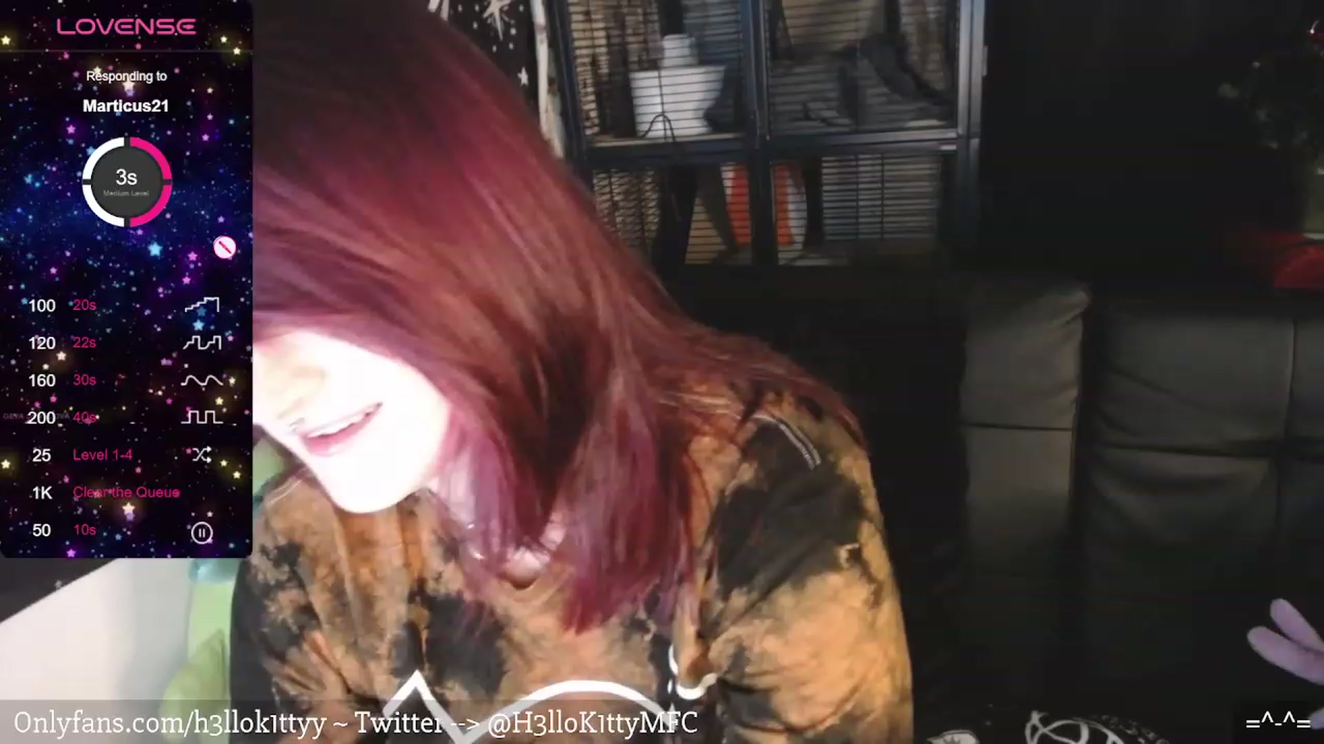 Gallery image thumbnail from H3llok1tty's myfreecams stream on, 02/12/2024, 10:51 image 16 of 20