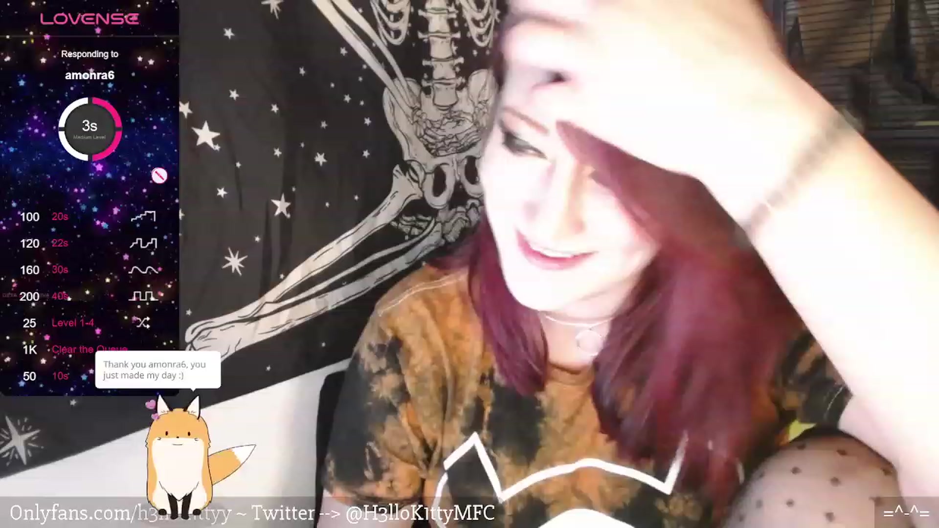 Gallery image thumbnail from H3llok1tty's myfreecams stream on, 02/12/2024, 12:08 image 6 of 20