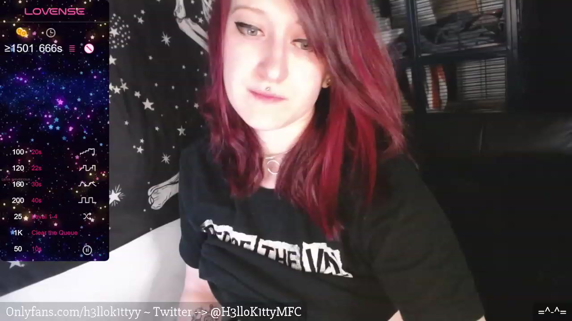 Gallery image thumbnail from H3llok1tty's myfreecams stream on, 02/16/2024, 12:36 image 1 of 20