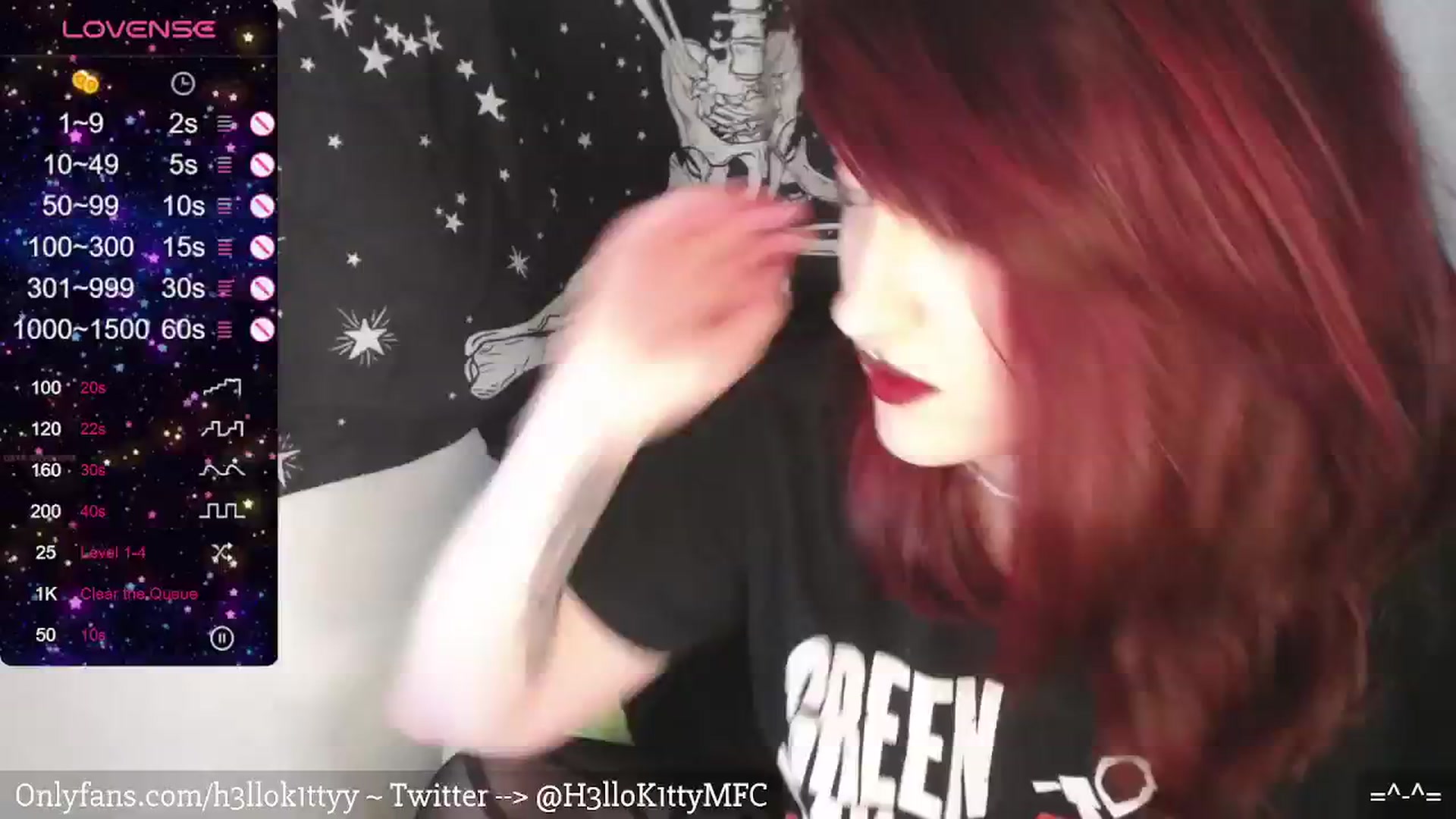 Gallery image thumbnail from H3llok1tty's myfreecams stream on, 02/20/2024, 12:17 image 17 of 20