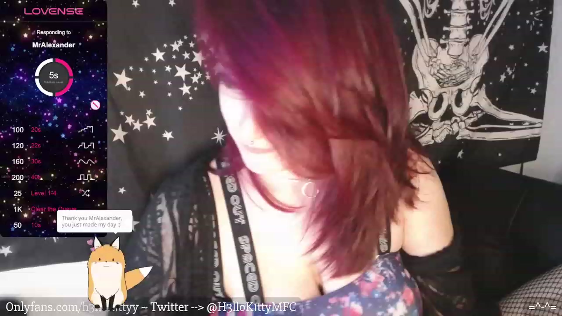 Gallery image thumbnail from H3llok1tty's myfreecams stream on, 02/22/2024, 10:57 image 18 of 20