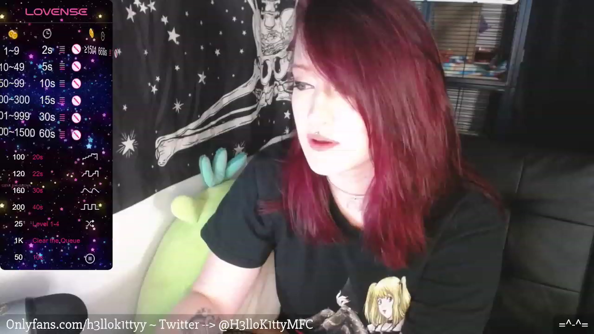 Gallery image thumbnail from H3llok1tty's myfreecams stream on, 02/27/2024, 11:42 image 1 of 20
