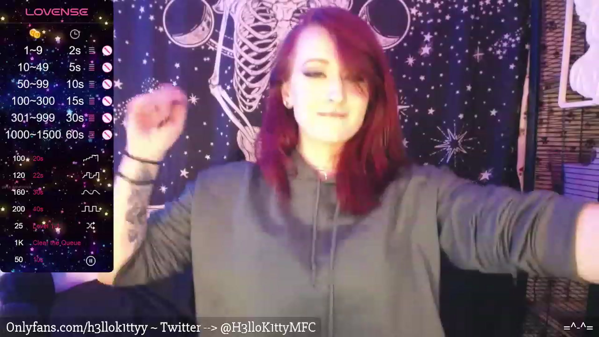 Gallery image thumbnail from H3llok1tty's myfreecams stream on, 03/05/2024, 11:13 image 14 of 20