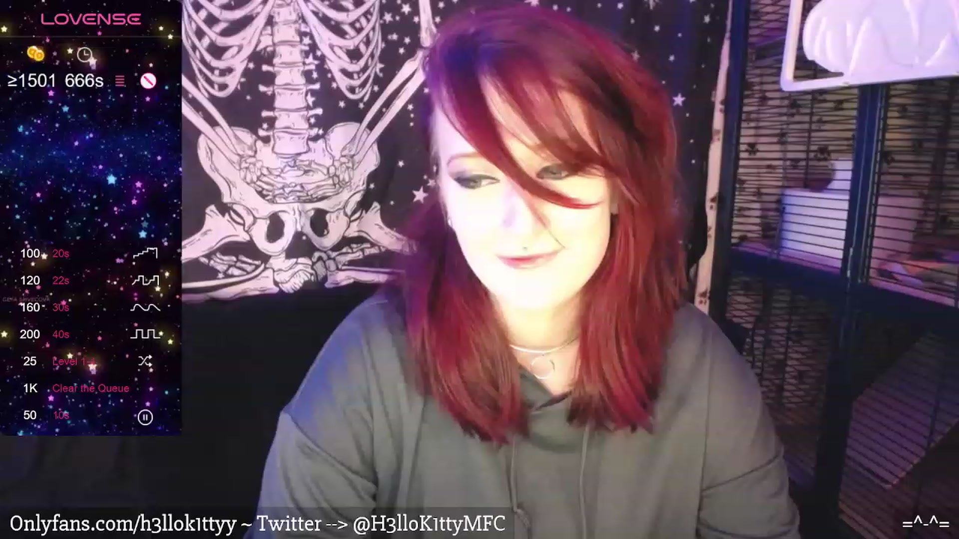 Gallery image thumbnail from H3llok1tty's myfreecams stream on, 03/05/2024, 11:13 image 1 of 20