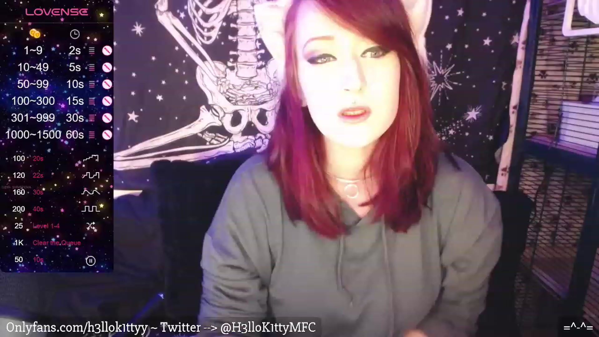 Gallery image thumbnail from H3llok1tty's myfreecams stream on, 03/05/2024, 11:13 image 5 of 20