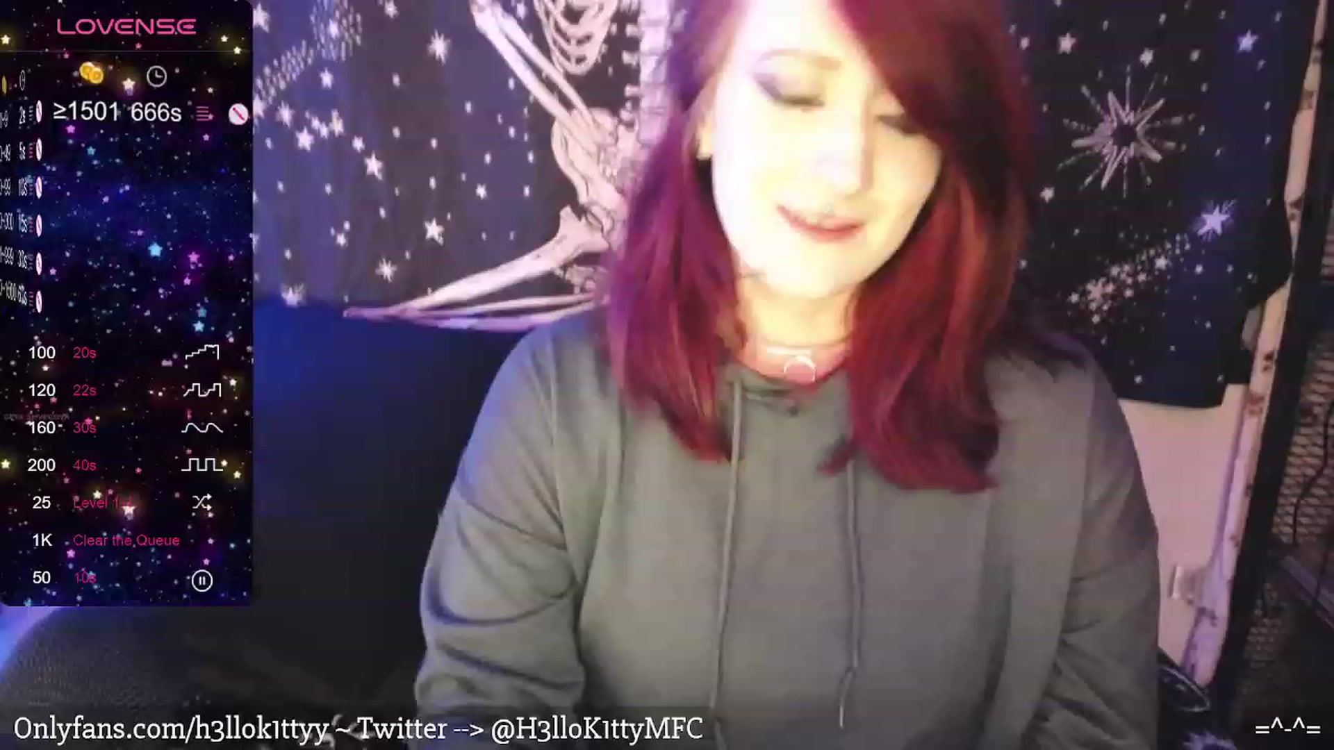 Gallery image thumbnail from H3llok1tty's myfreecams stream on, 03/05/2024, 12:06 image 1 of 20