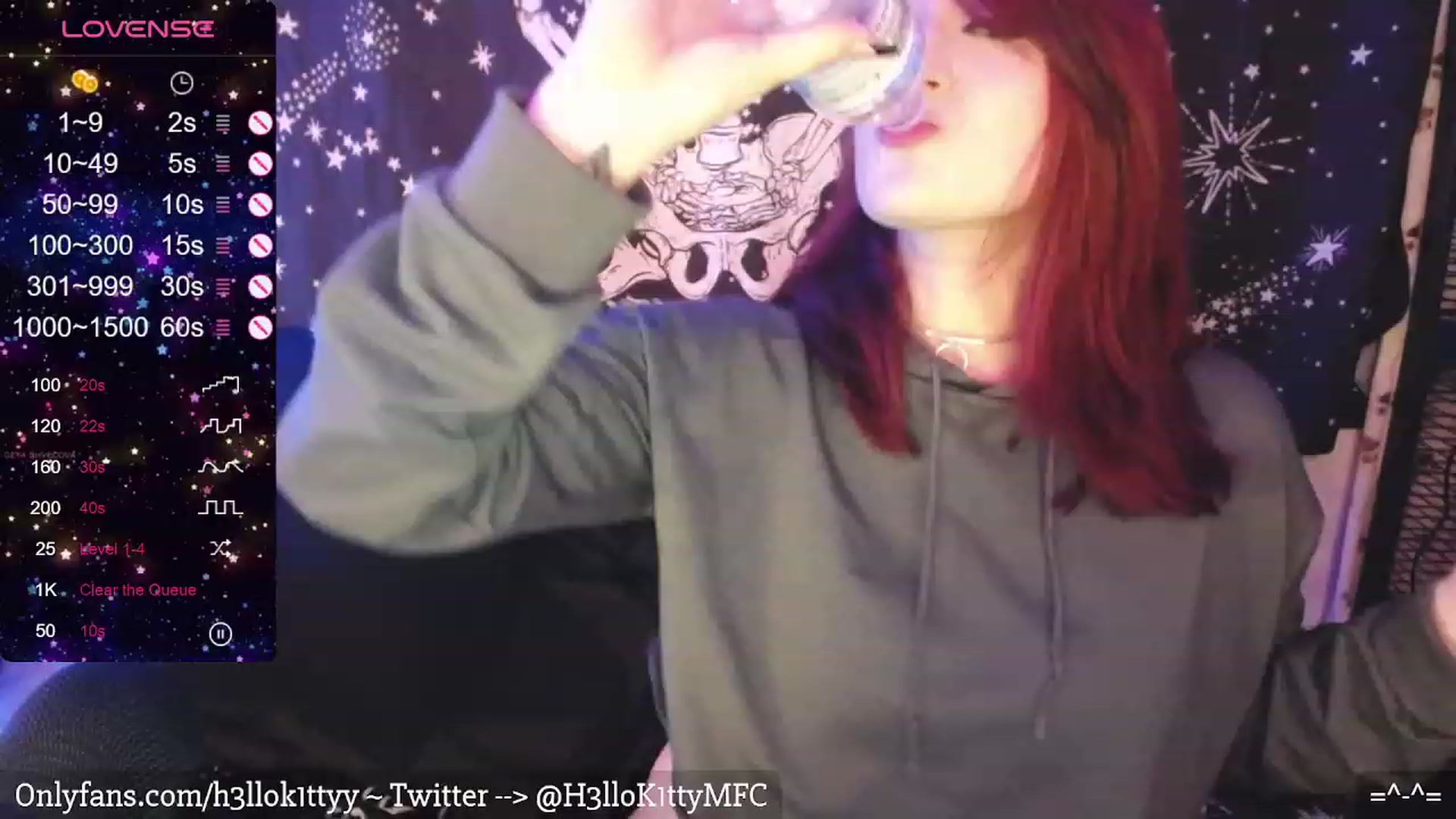 Gallery image thumbnail from H3llok1tty's myfreecams stream on, 03/05/2024, 12:06 image 2 of 20