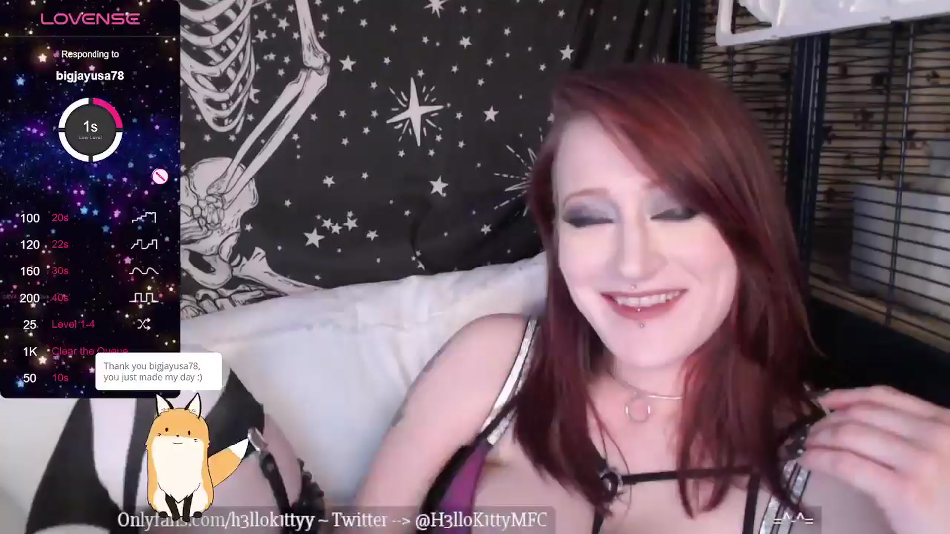 Gallery image thumbnail from H3llok1tty's myfreecams stream on, 04/05/2024, 06:47 image 15 of 20