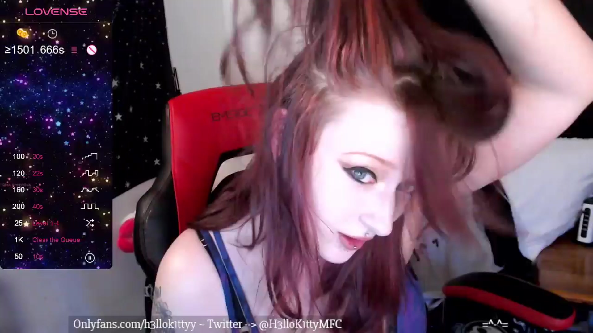 Gallery image thumbnail from H3llok1tty's myfreecams stream on, 04/08/2024, 09:18 image 7 of 20