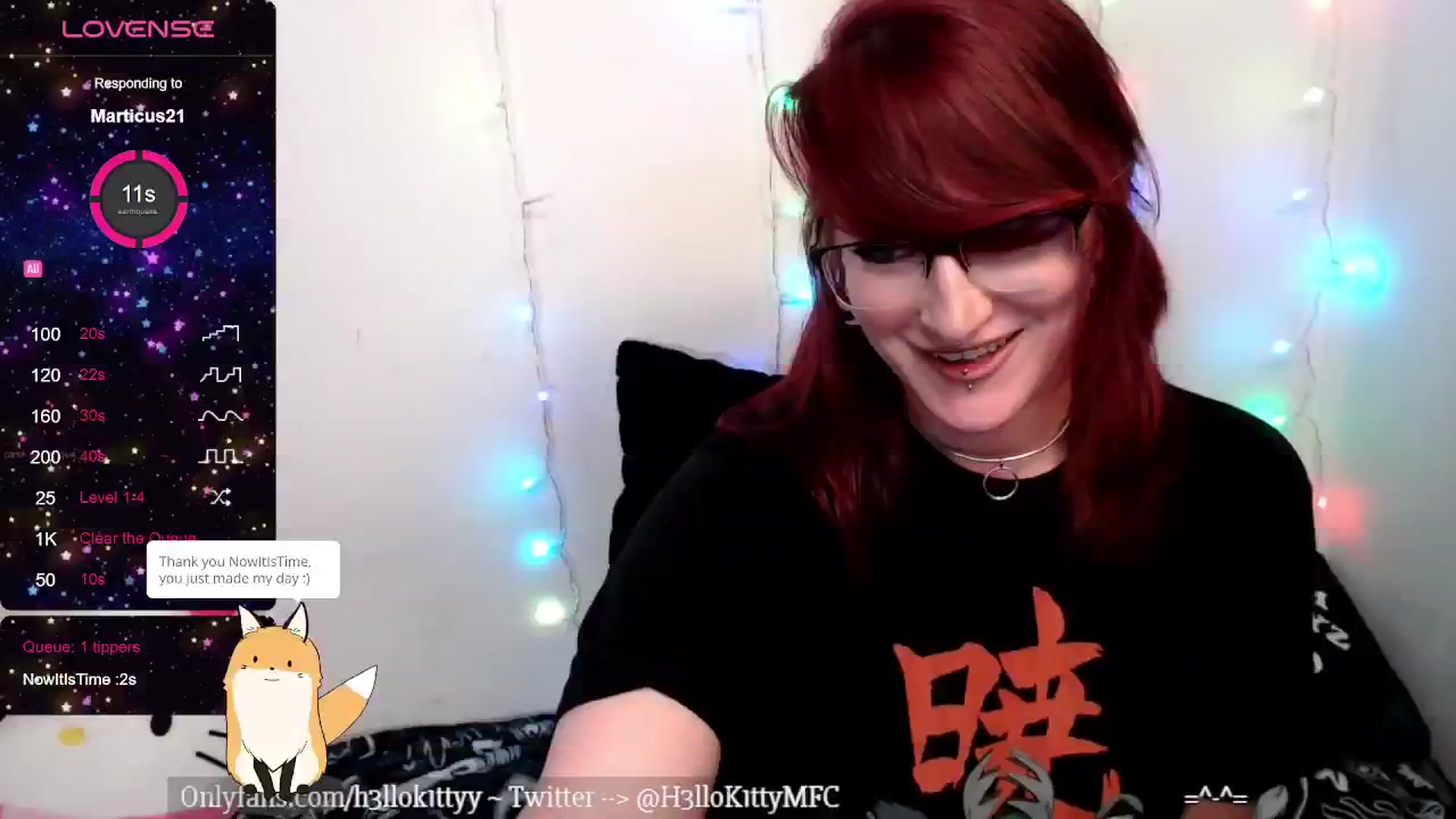 Gallery image thumbnail from H3llok1tty's myfreecams stream on, 04/30/2024, 11:07 image 3 of 20