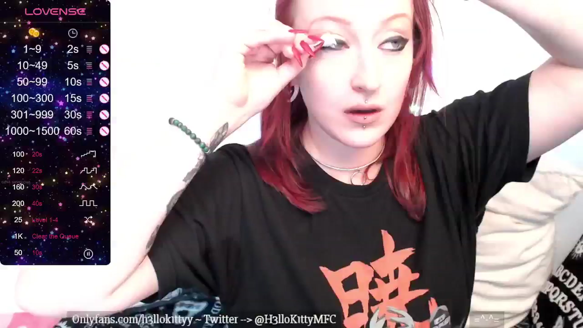 Gallery image thumbnail from H3llok1tty's myfreecams stream on, 04/30/2024, 11:07 image 15 of 20