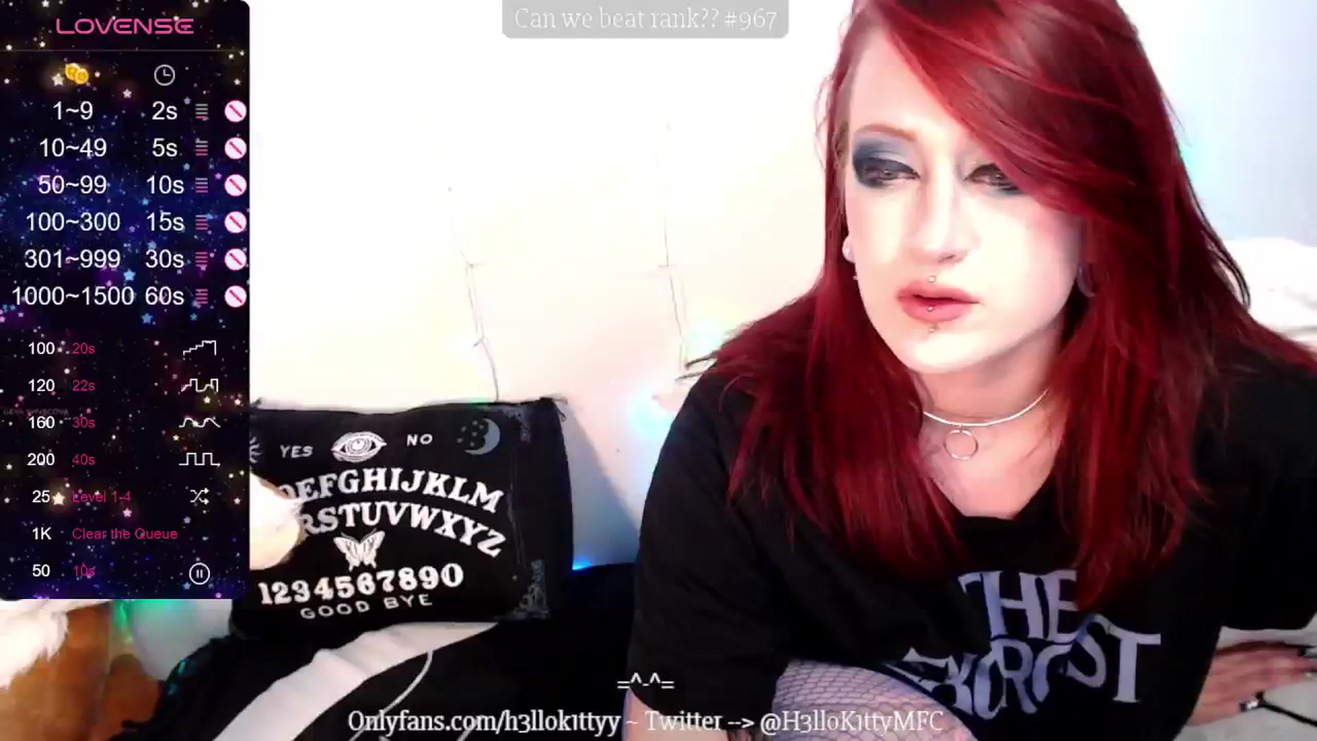 Gallery image thumbnail from H3llok1tty's myfreecams stream on, 05/17/2024, 10:27 image 19 of 20