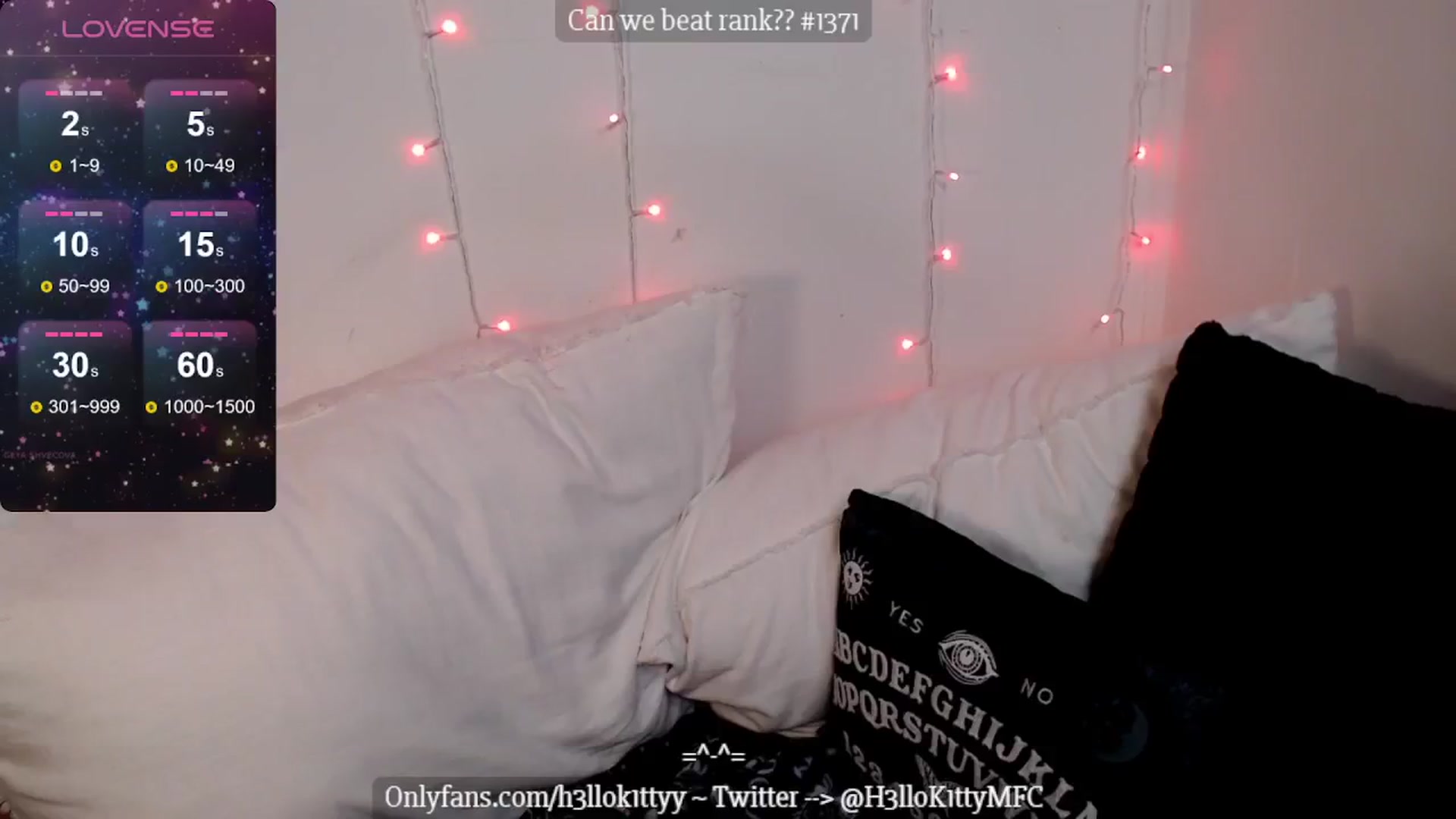 Gallery image thumbnail from H3llok1tty's myfreecams stream on, 05/27/2024, 11:25 image 16 of 20
