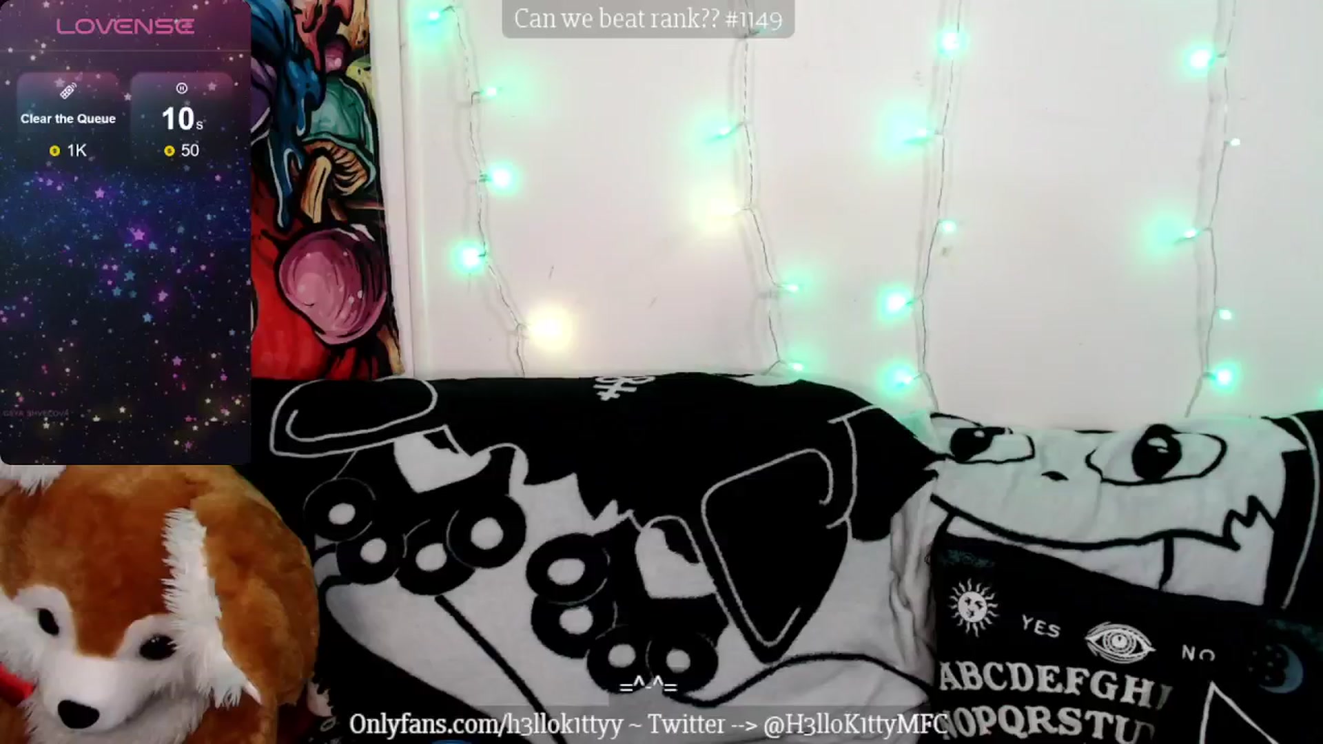 Gallery image thumbnail from H3llok1tty's myfreecams stream on, 05/31/2024, 10:17 image 11 of 20