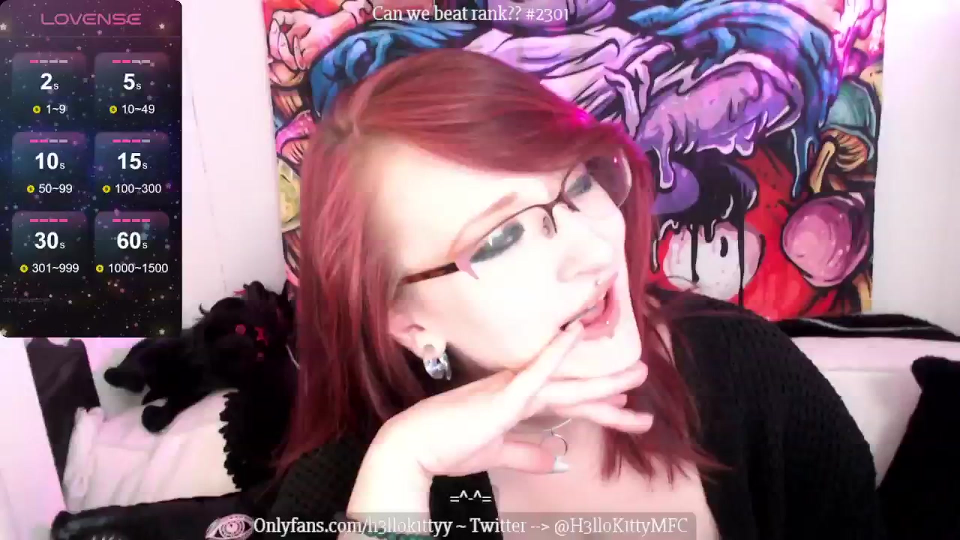 Gallery image thumbnail from H3llok1tty's myfreecams stream on, 06/03/2024, 11:59 image 13 of 20